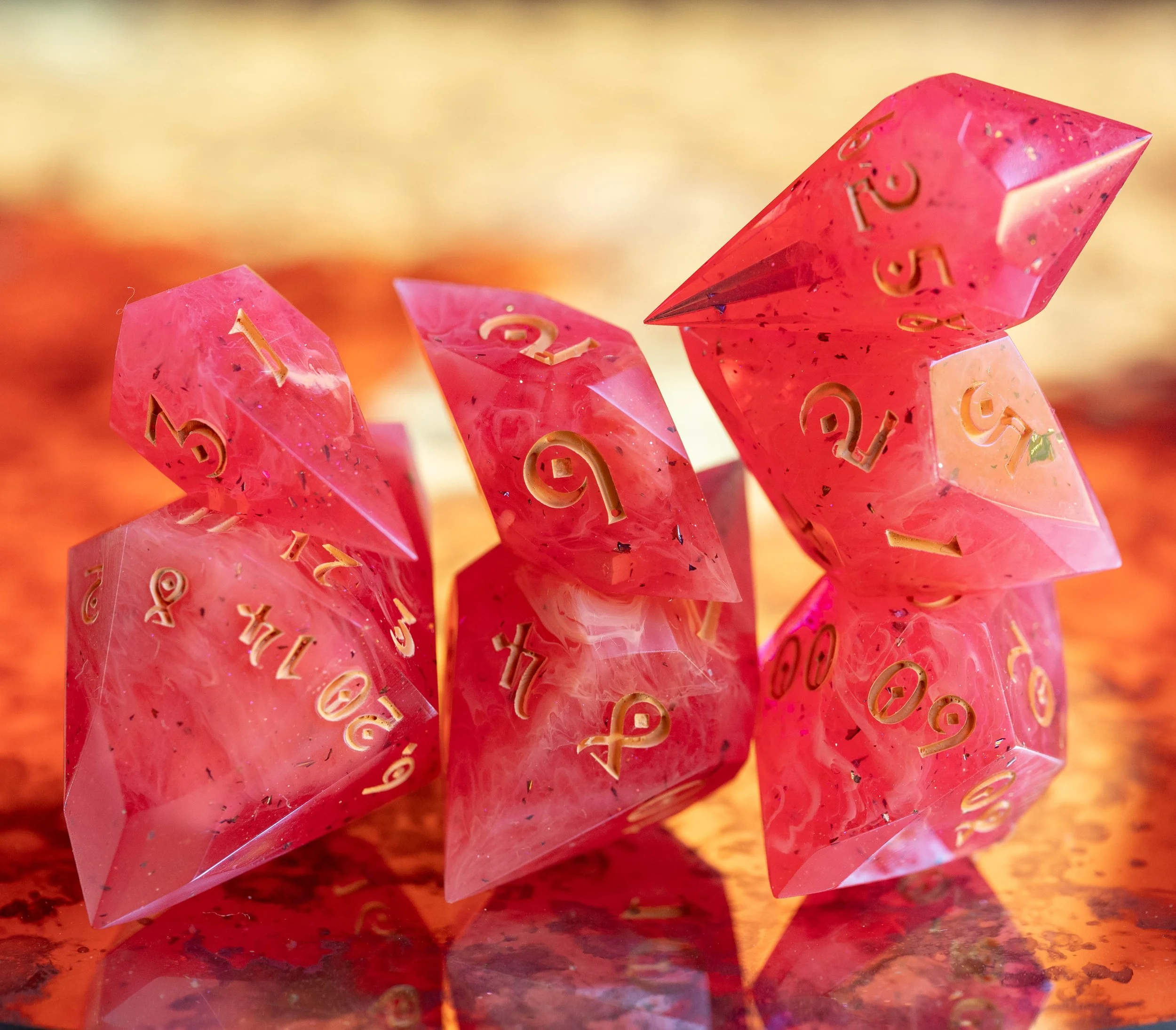 Grenadine et abricot Set Complet Cristal