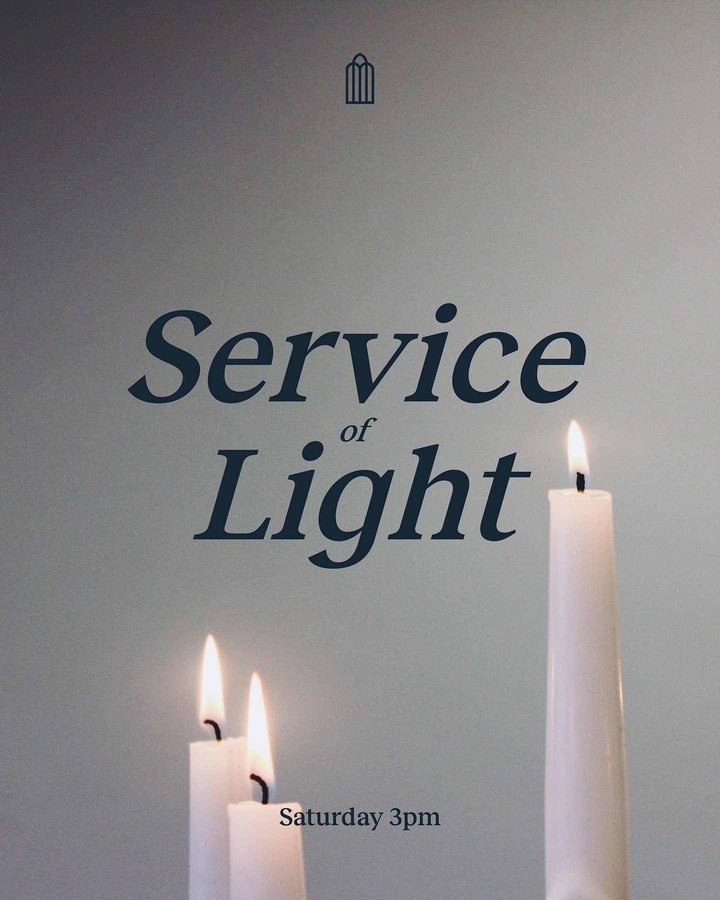 Service of Light is an opportunity to remember, with thanksgiving, the people we love who have passed away

SATURDAY AT 3PM

During the service there will be a time of reflection, with the chance to light a candle, when the names of those we have los