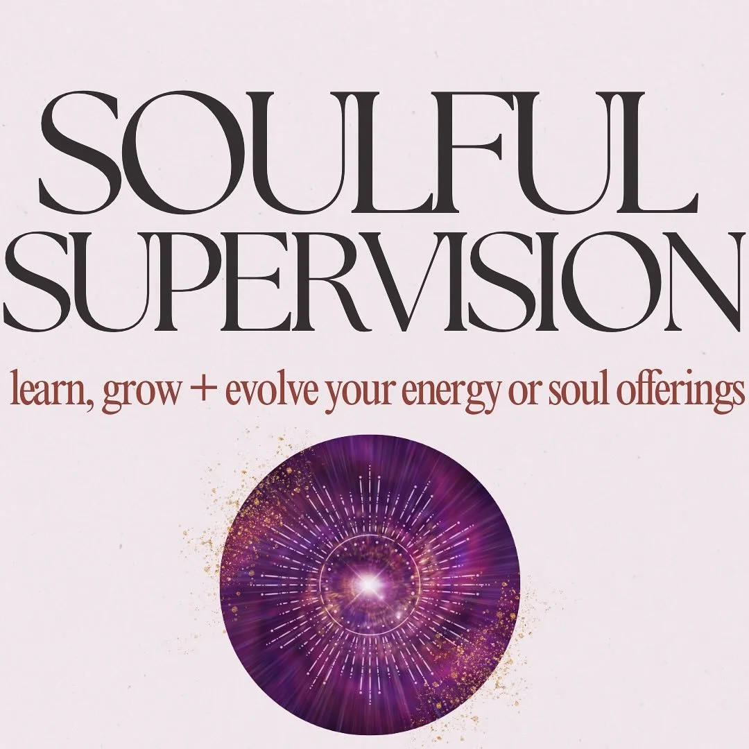 I am SO excited to share a NEW OFFERING for energy workers, counselors, social workers, or anyone else currently offering sessions in the energetic, mental, and emotional healing arts. 
 
&ldquo;Soulful Supervision&rdquo; is an online group for profe