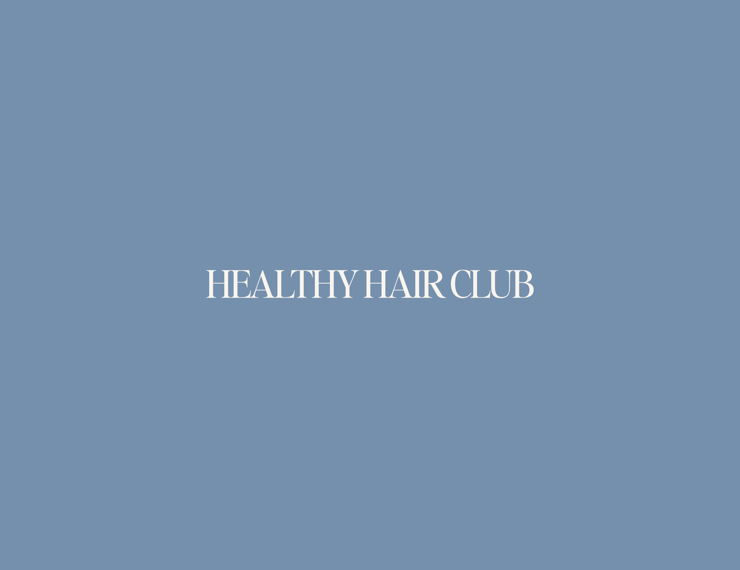 Healthy Hair Club - design (coming soon)