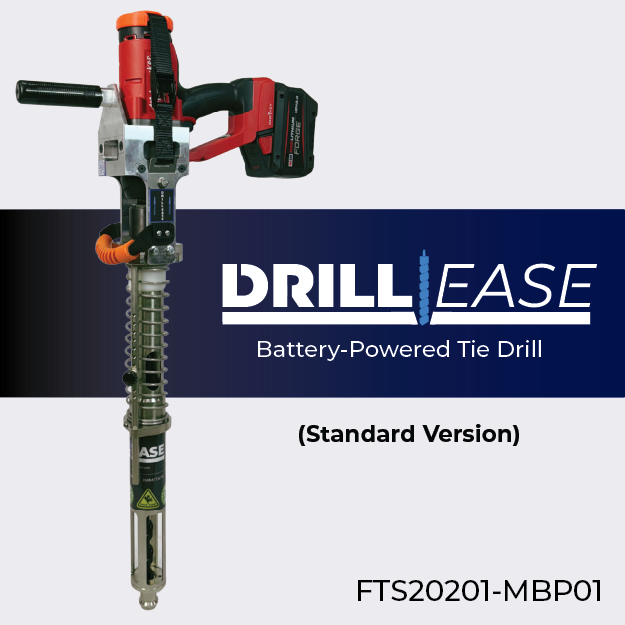 DrillEase Kit | Battery-Powered Wood Tie Drill