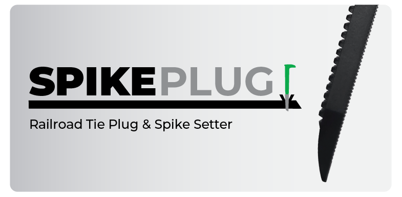 Railroad Tie Plug and Spike Setter all in one