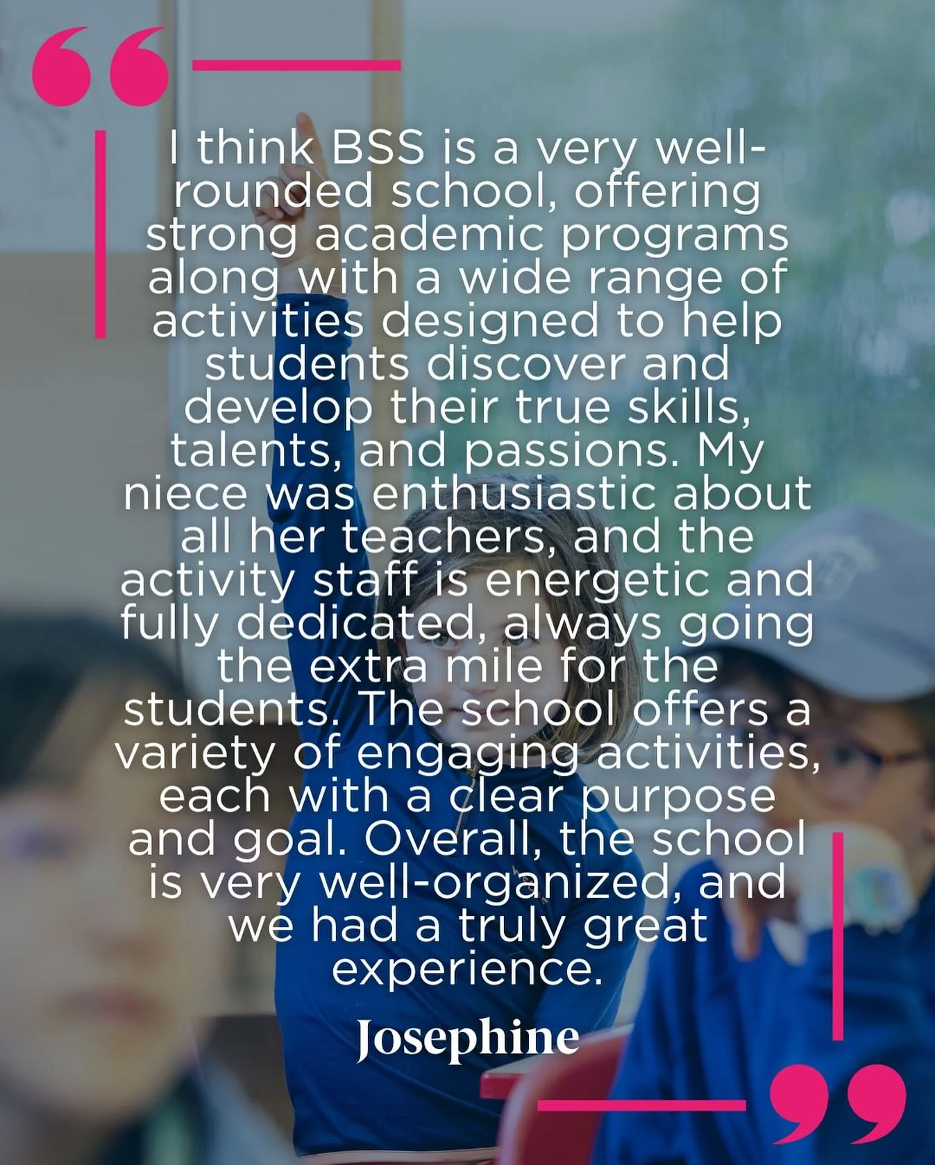 We love hearing what our happy students and their families have to say!

#BritishSummerSchool #BSS #BSSTrueMe #summerschool #summercamp #education