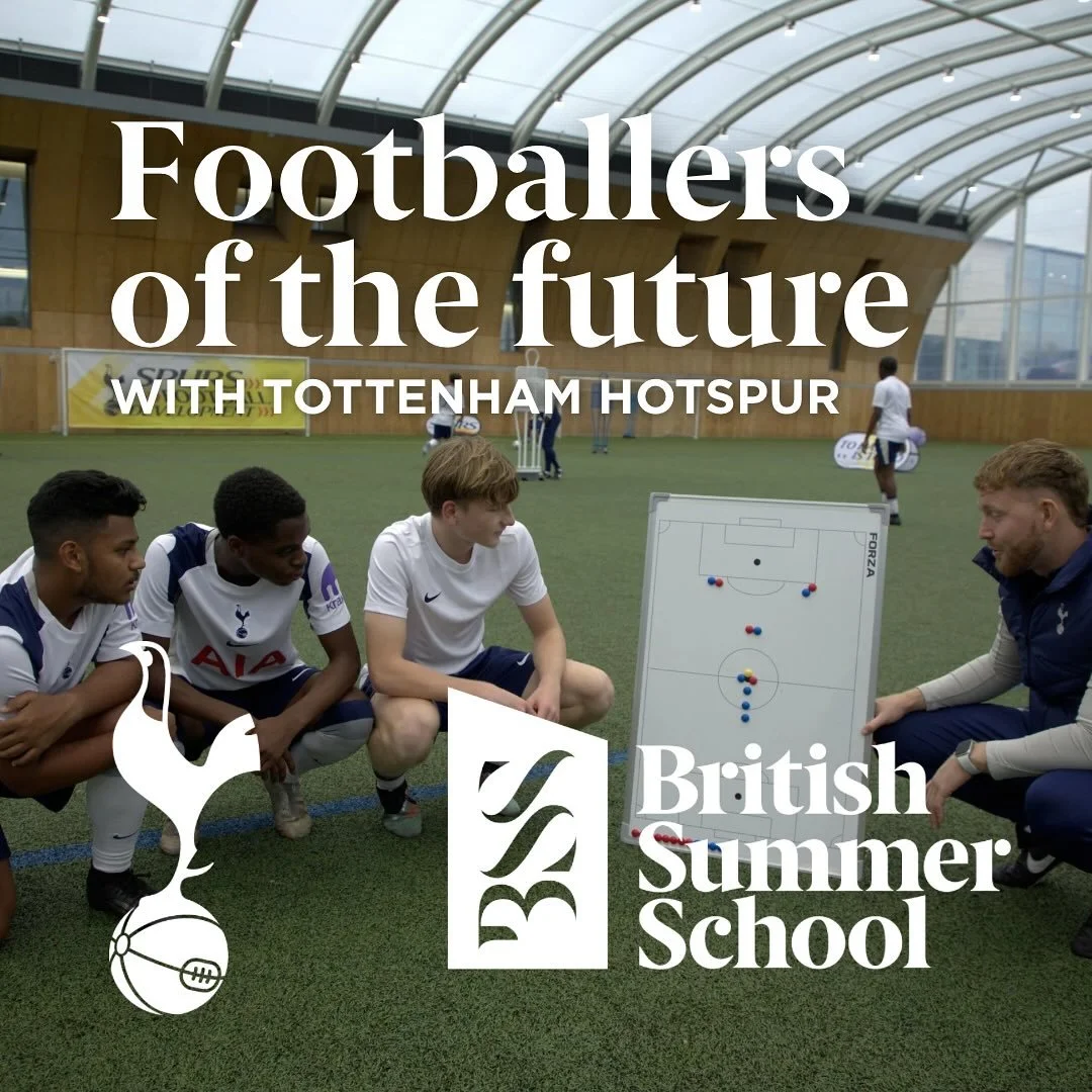 Join us for Summer 2026 to train like a pro in partnership with Tottenham Hotspur. Visit our website more details. 

#BritishSummerSchool #BSS #summerschool #summercamp #footballcamp #footballtraining #tottenhamhotspur #spurs