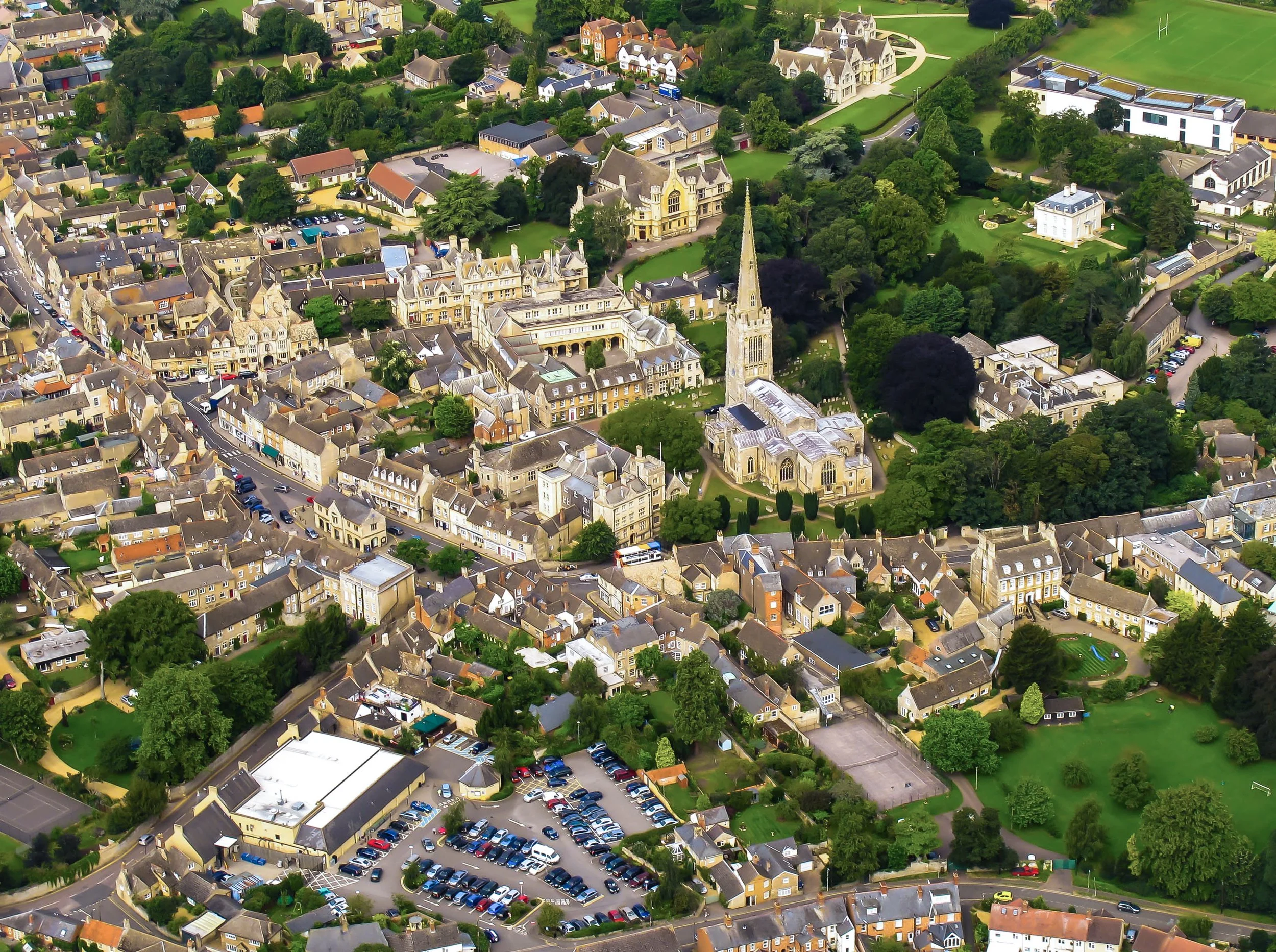20121101 Oundle Aerial Shot.JPG