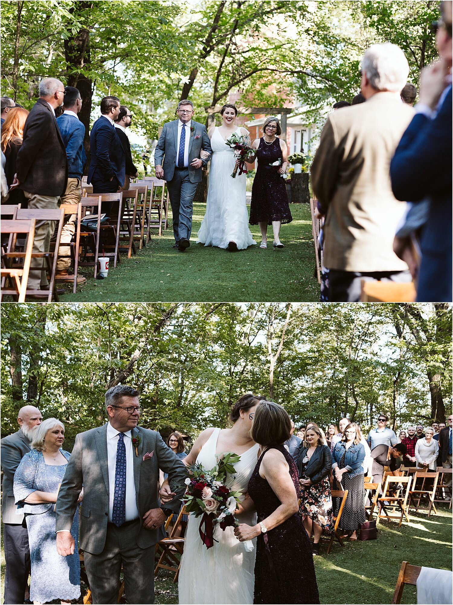 Ceremony Photos at Schwinn Produce Farm