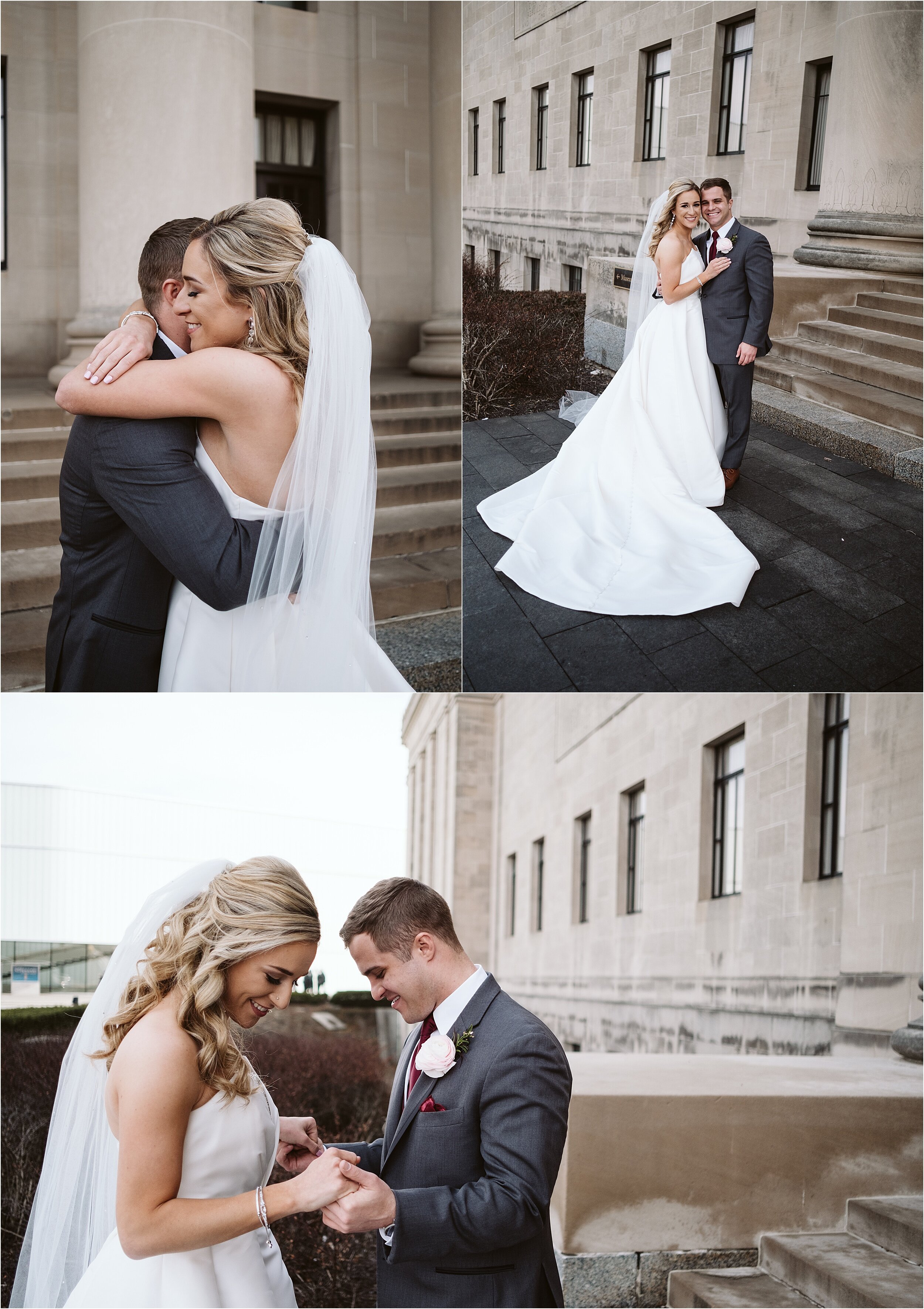 Bride Groom Kansas City Wedding Photographers