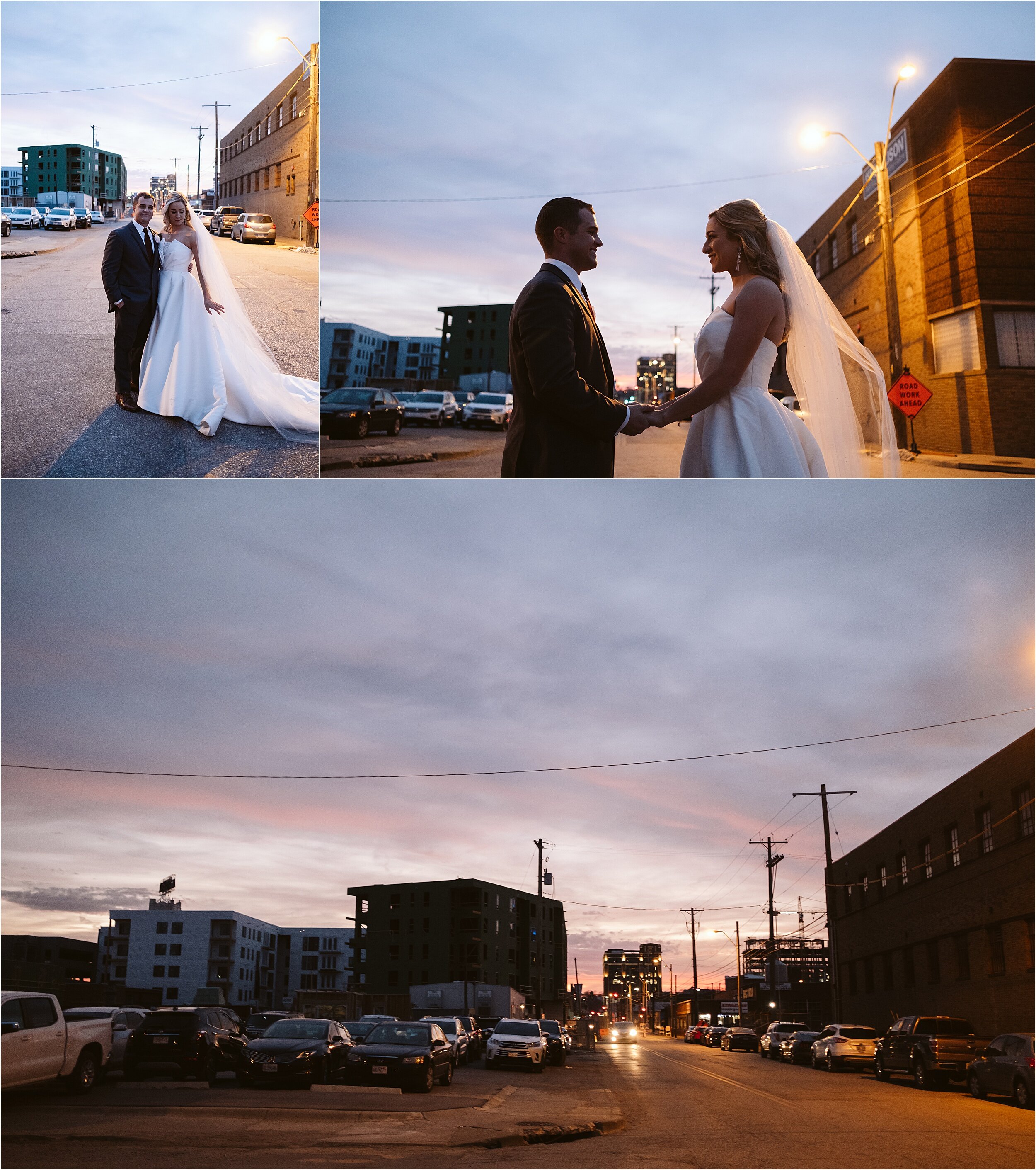 Sunset Kansas City Wedding Photos