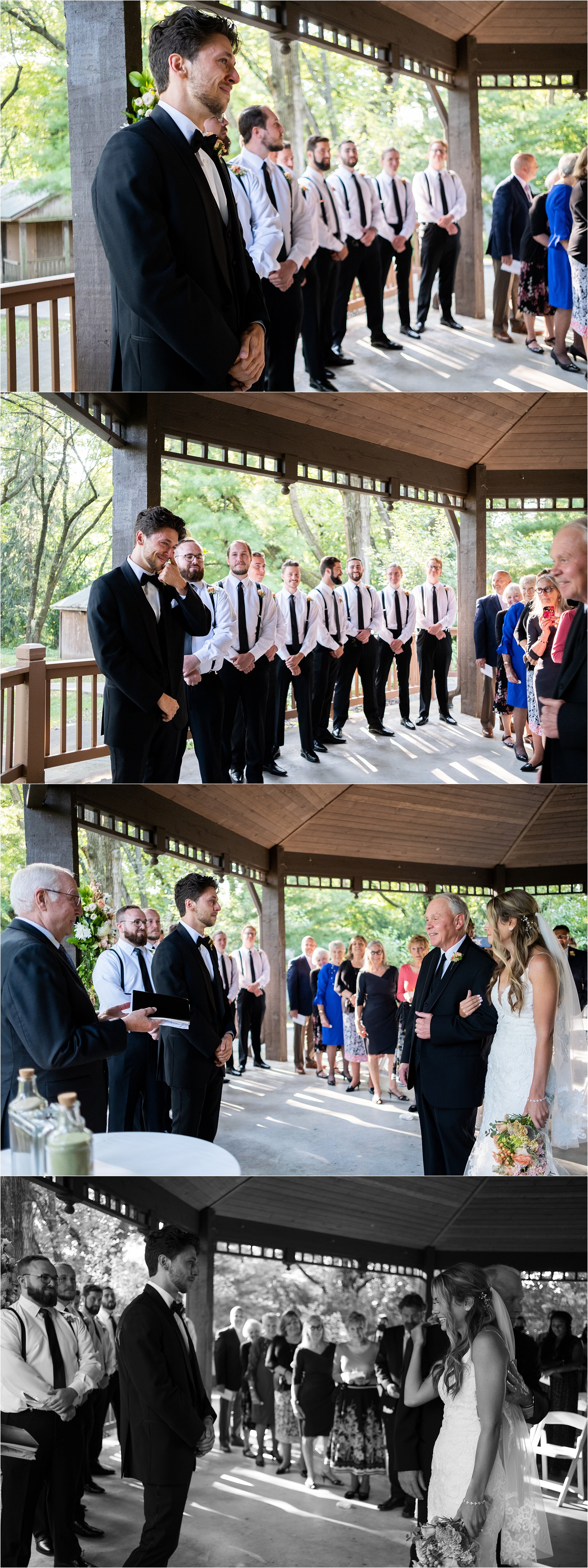 Kansas City Groom Wedding Ceremony 