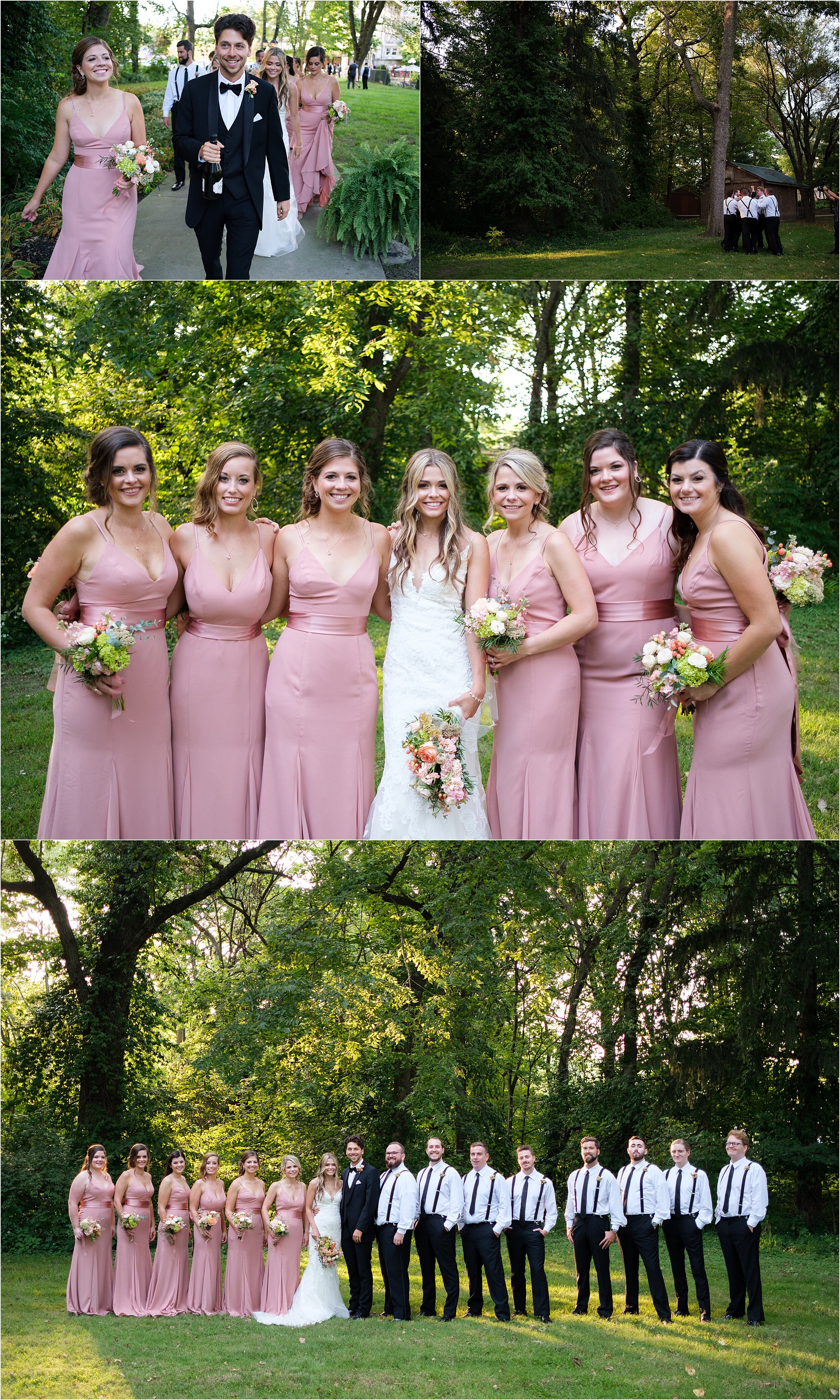 Bridal Party at The Elms