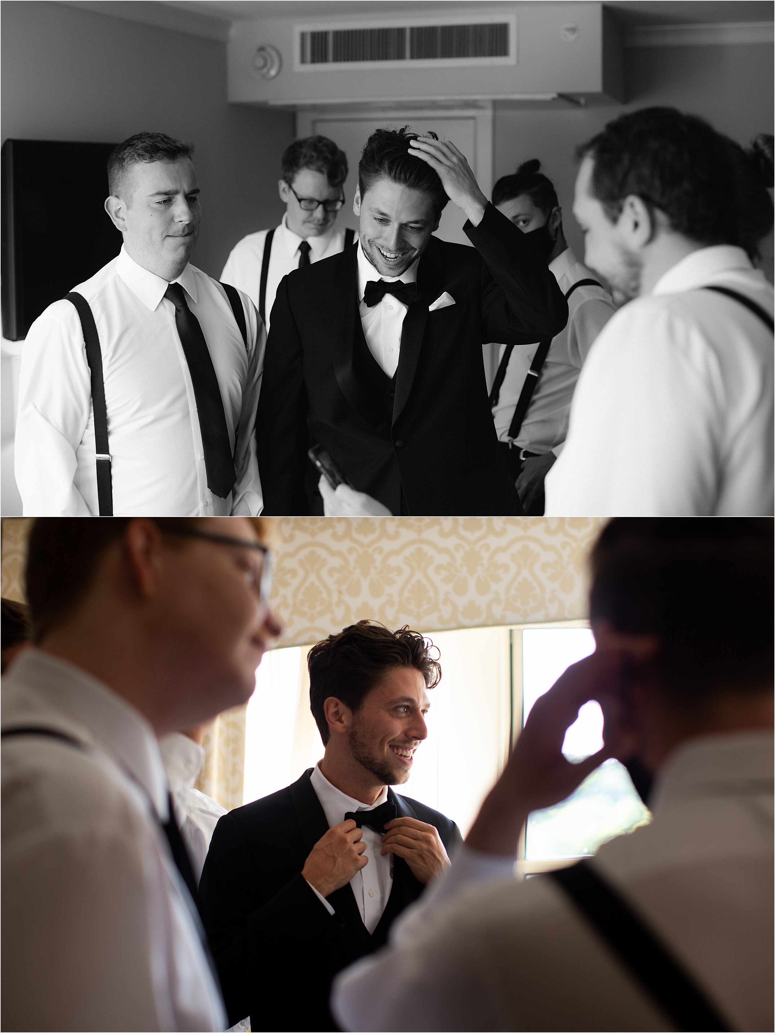 Groomsmen Getting Ready