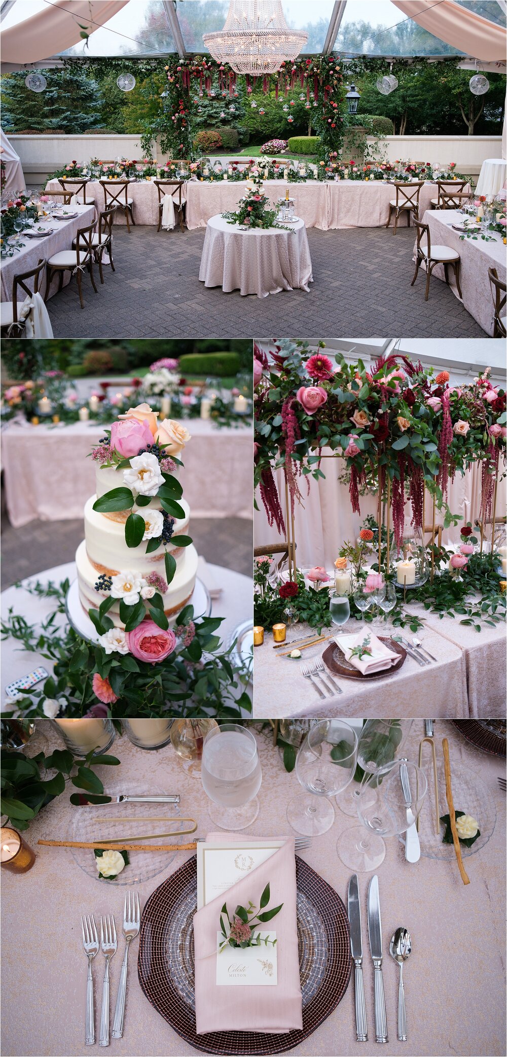 Tent Wedding Reception Decor