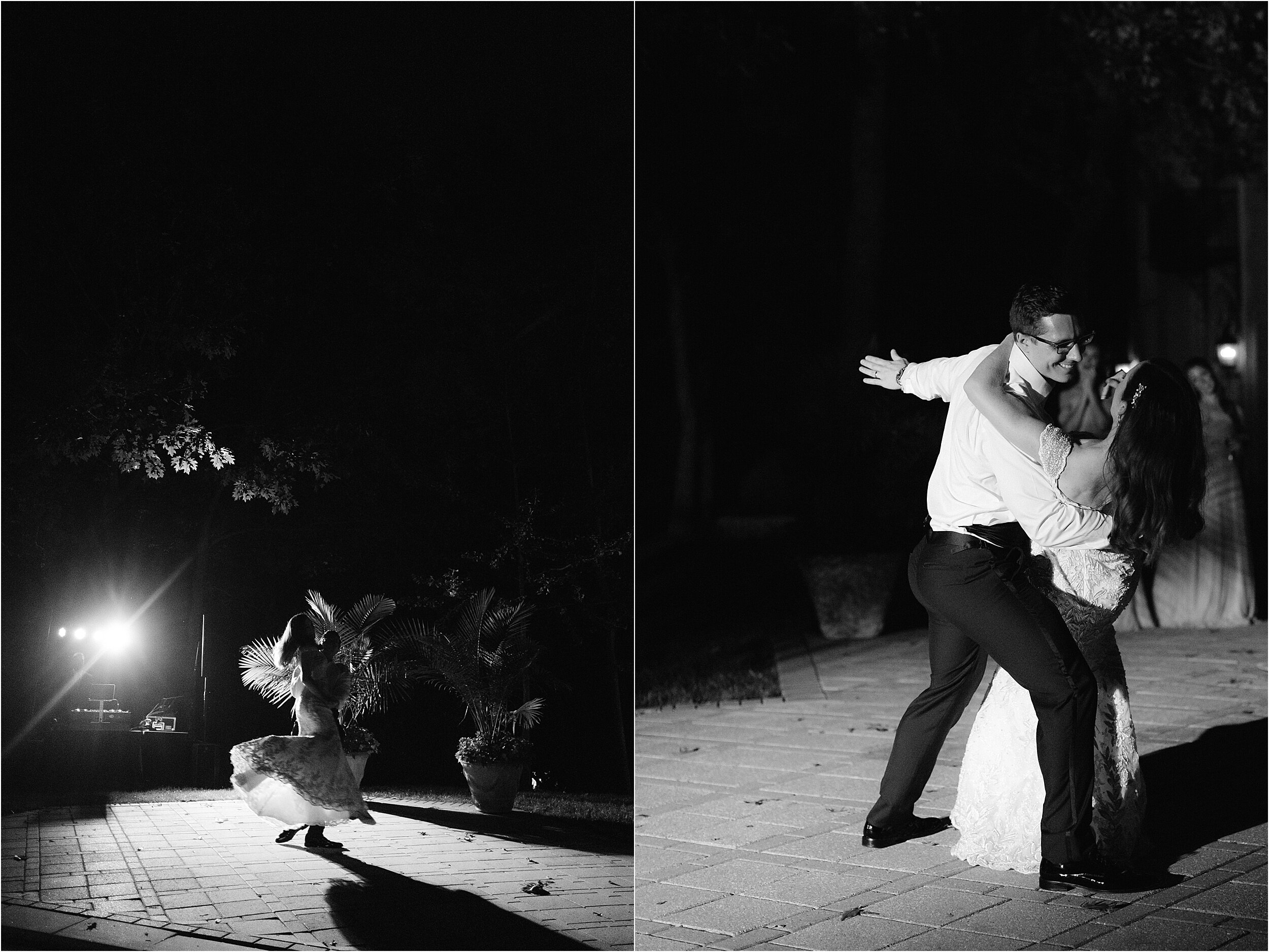 Black White First Dance Photo