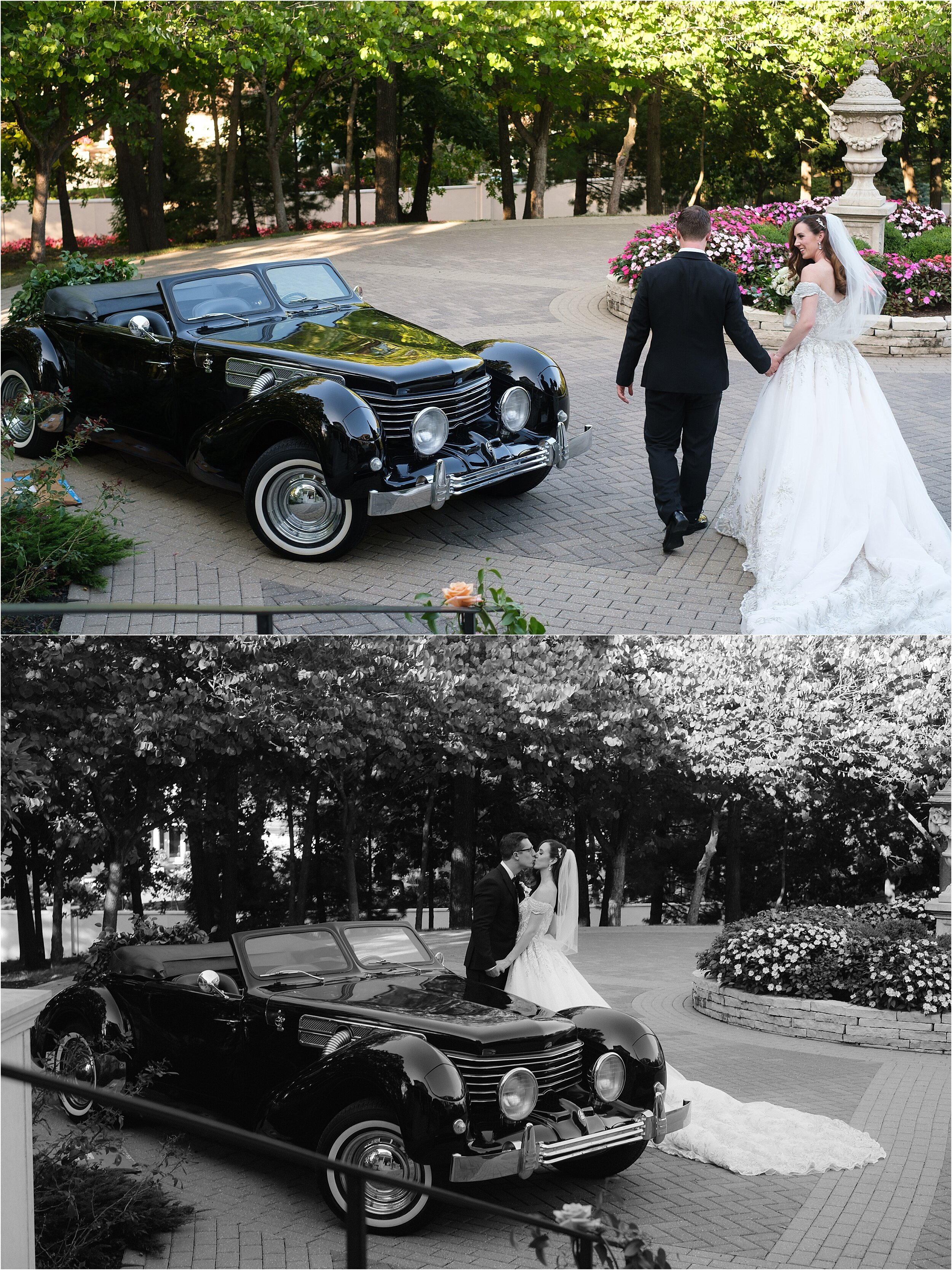 Classic Wedding Getaway Car