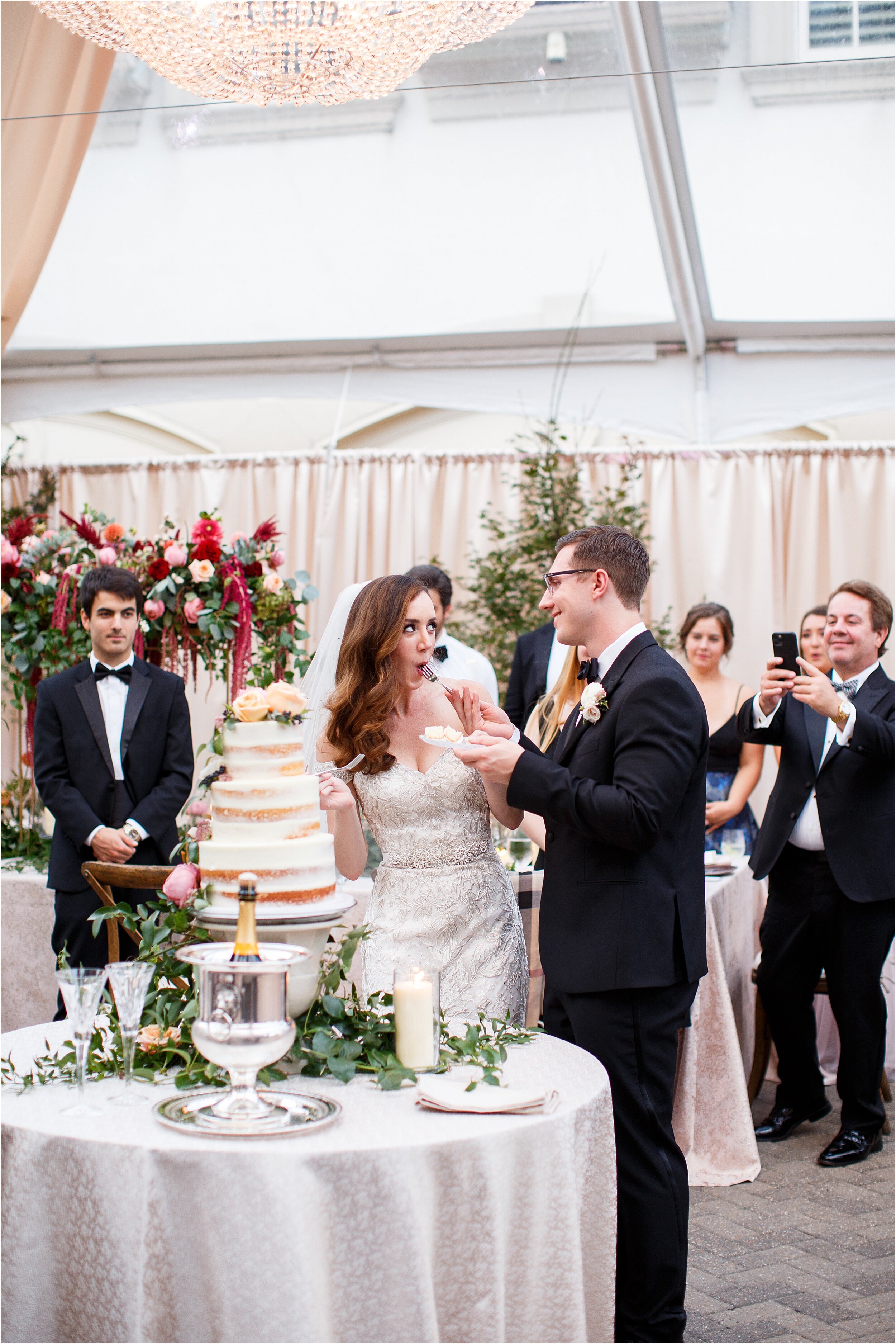 Cake Cutting Bride Groom