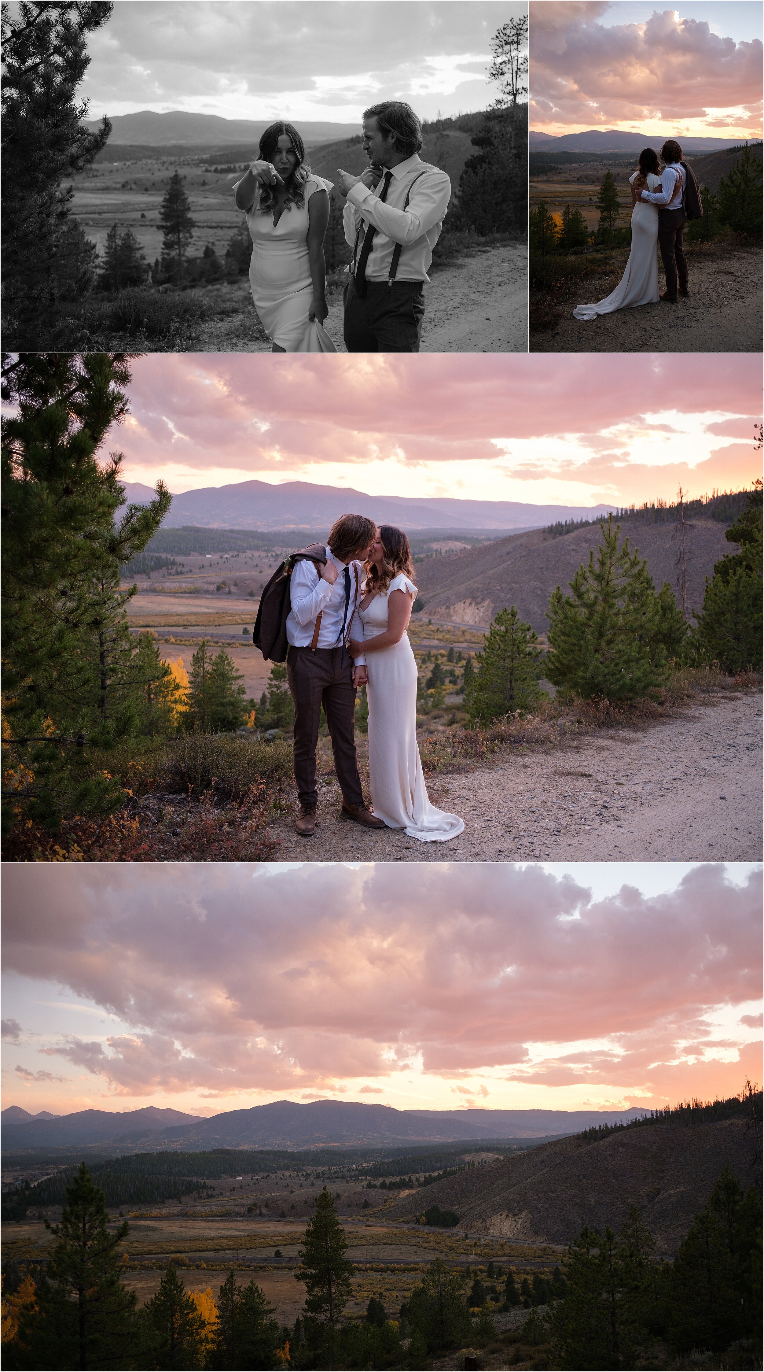 Mountain Sunset Wedding