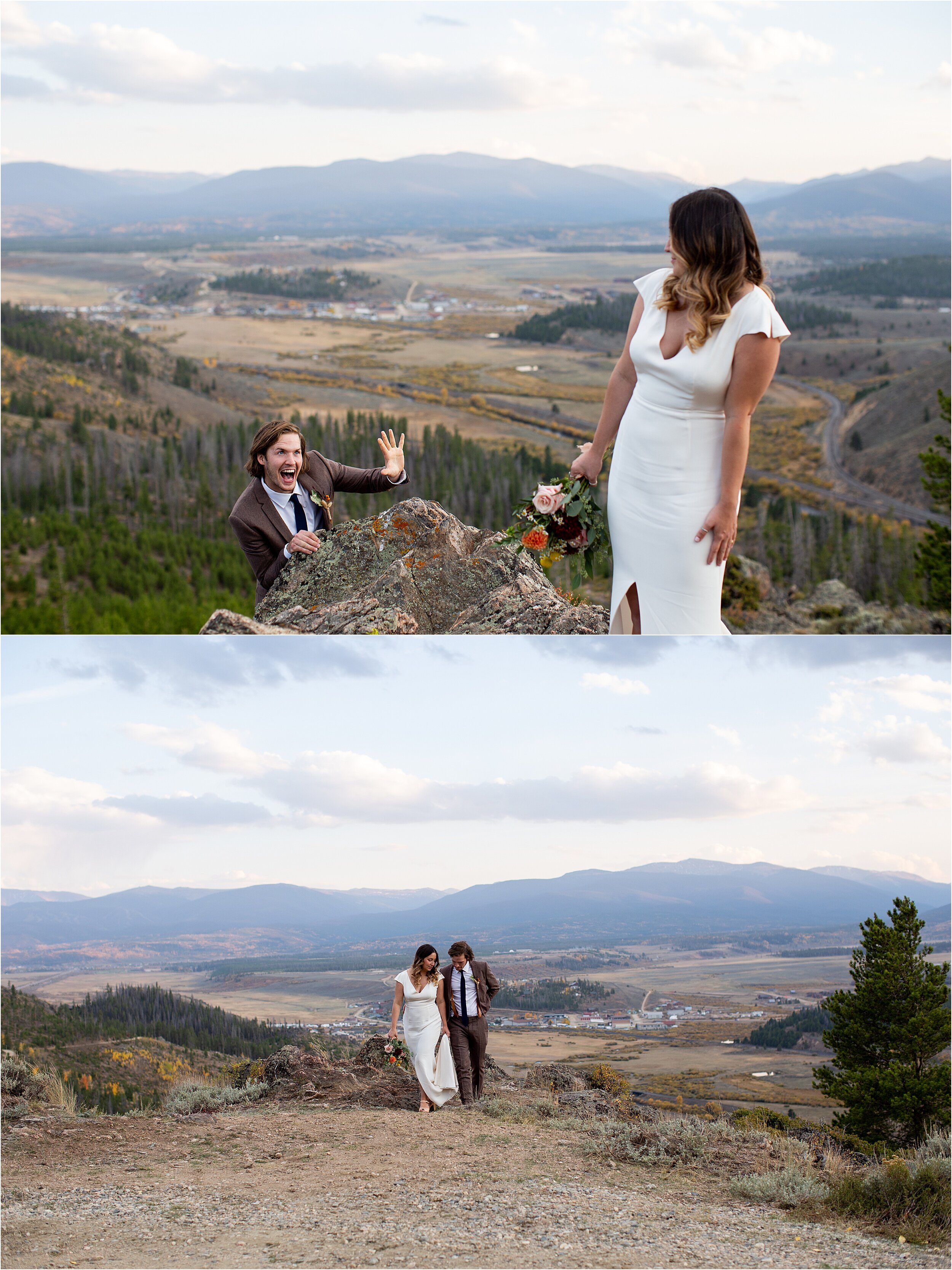 Mountaintop Wedding Portraits