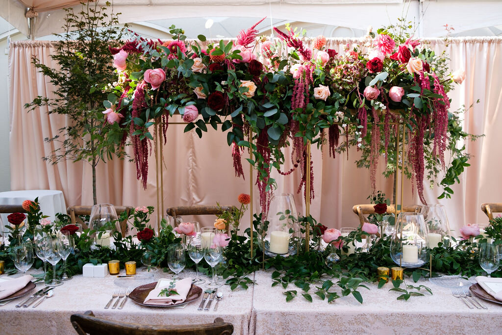 Wedding Reception florals