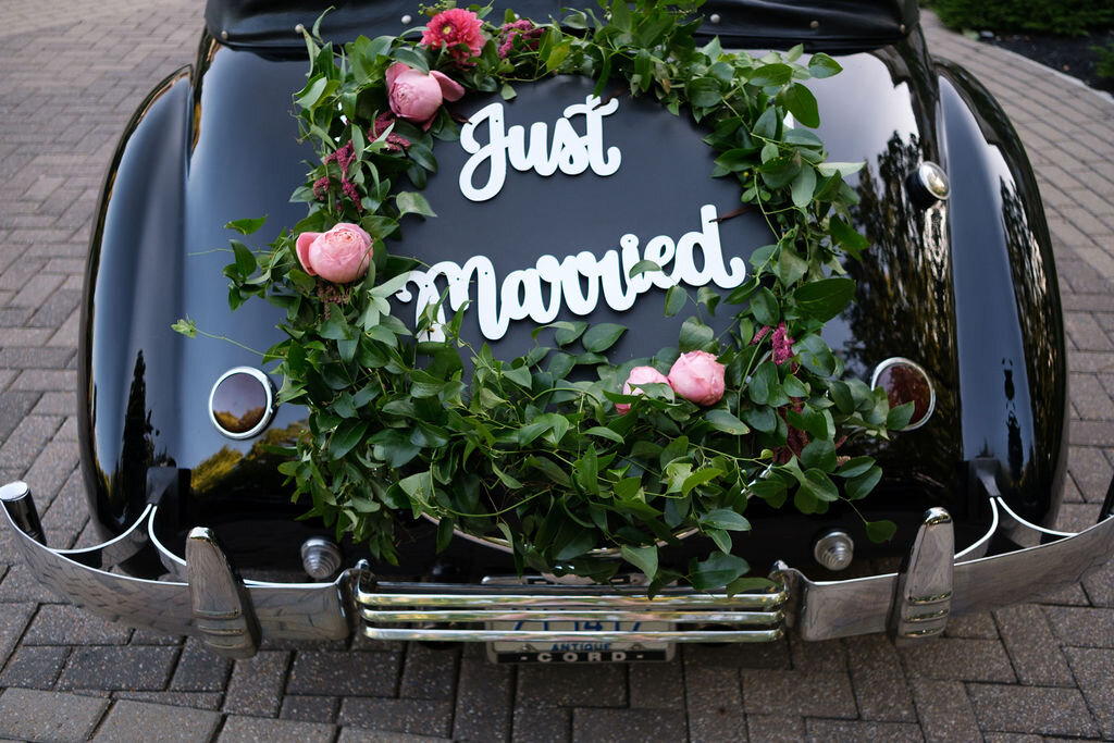 Just Married Car Sign