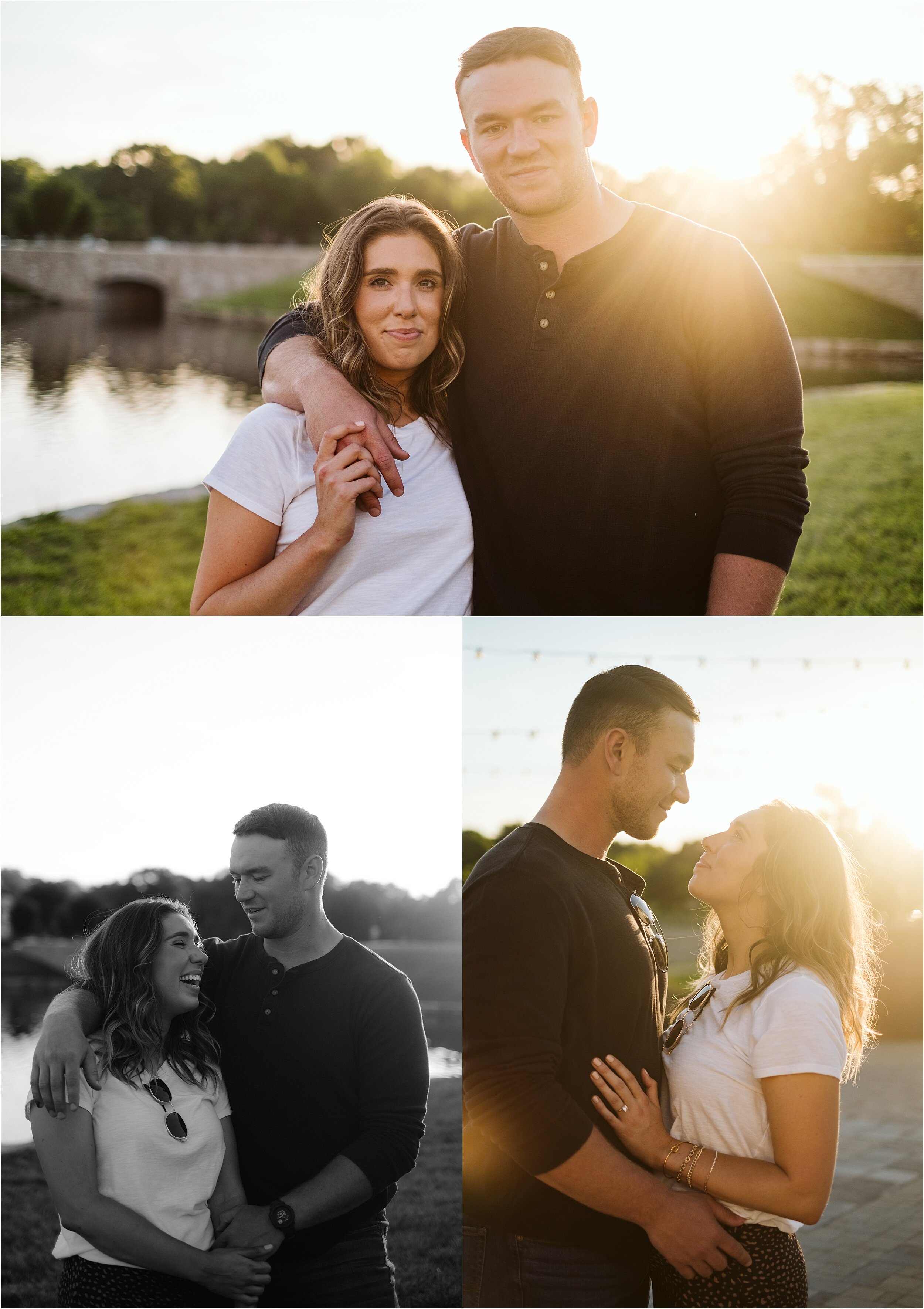 Engagement Photos at Sunset