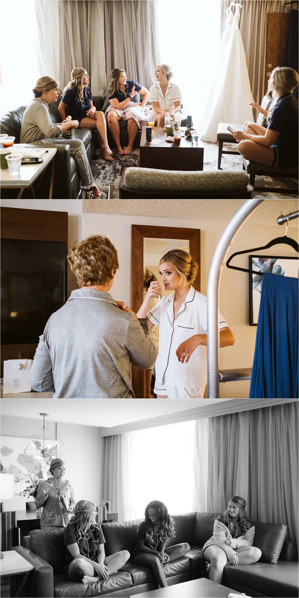 Bride Getting Ready at Hotel