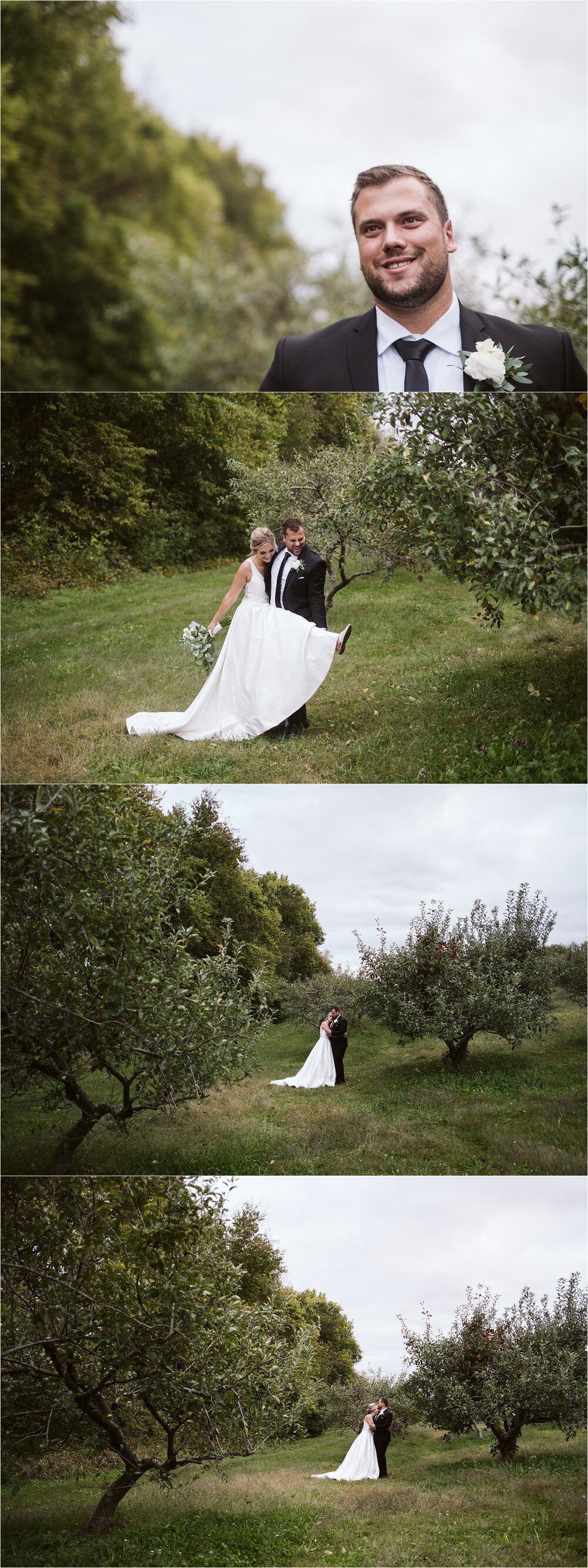 Apple Orchard Wedding Portraits