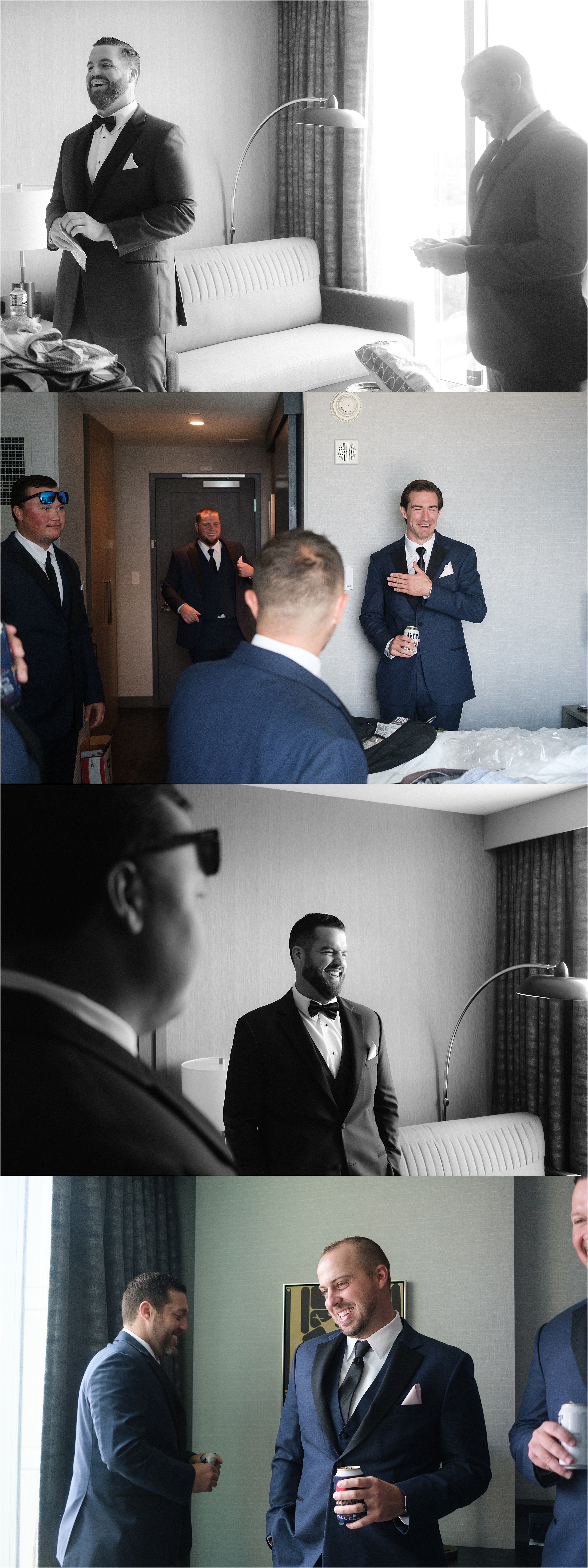 Groom Getting Ready