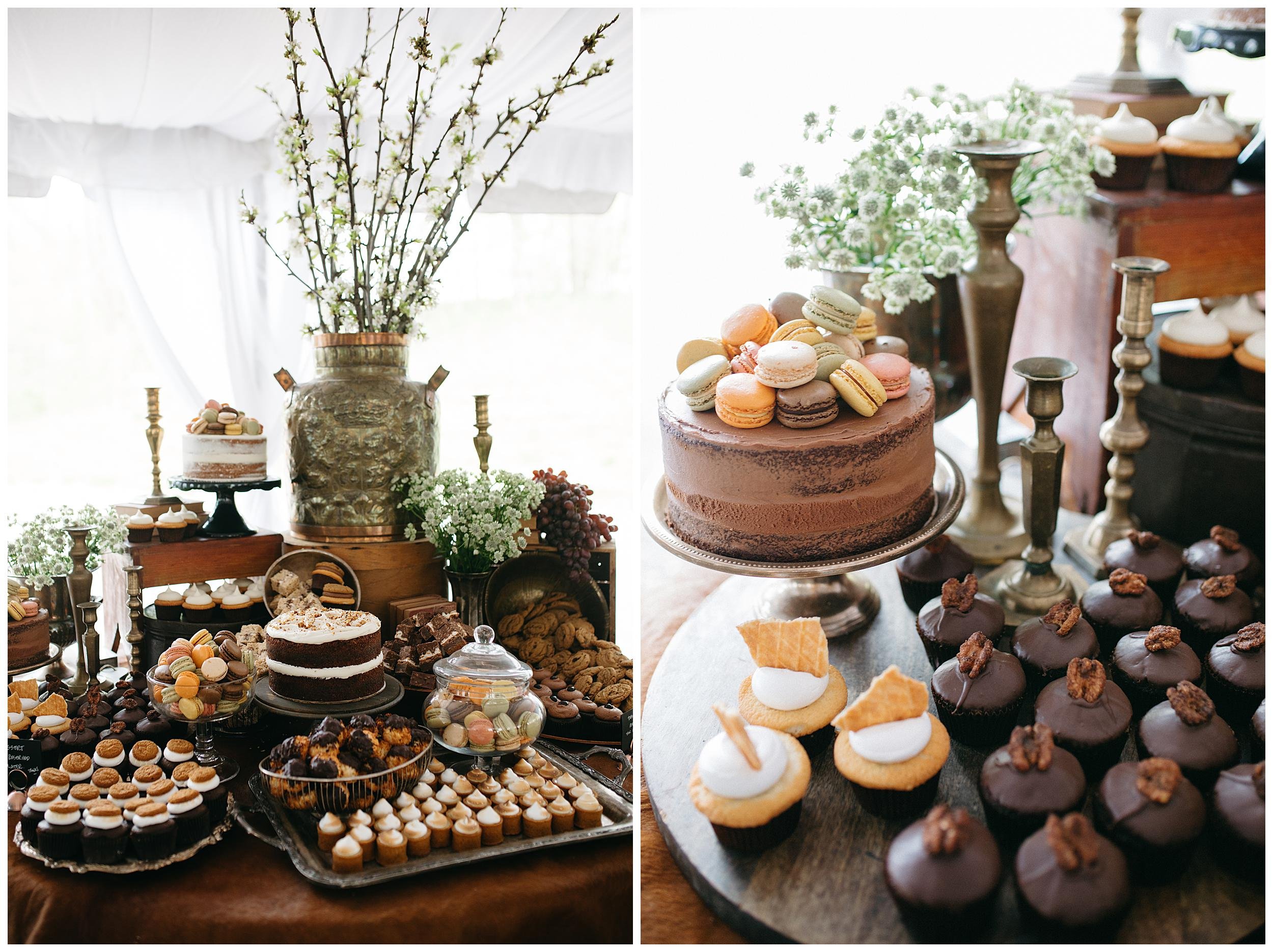 Elaborate Wedding Dessert Table