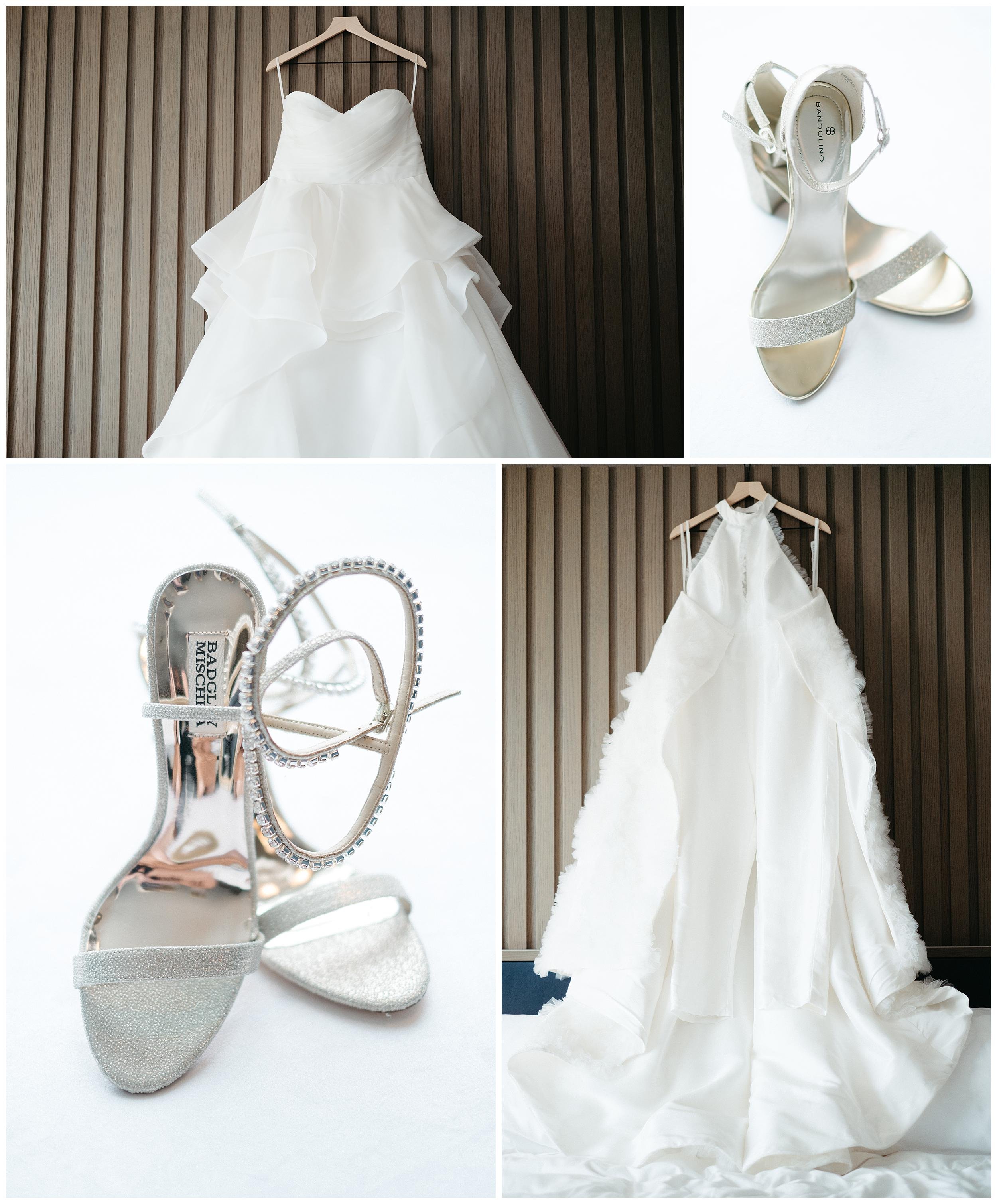 Wedding Dress and Shoes