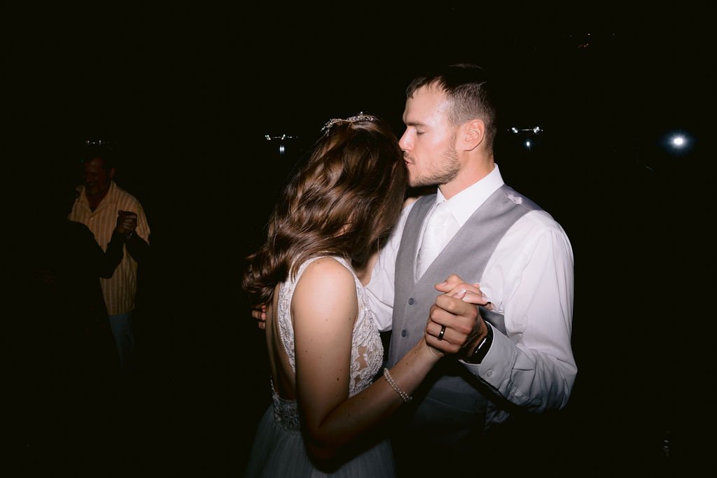 Bride and Groom Dancing