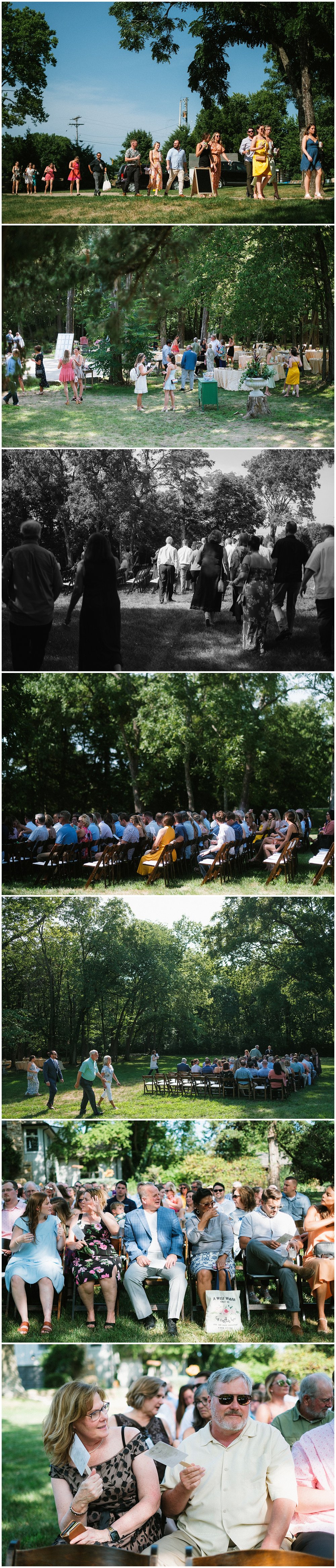 Wedding Guests at Gather at Red Cedar Gardens