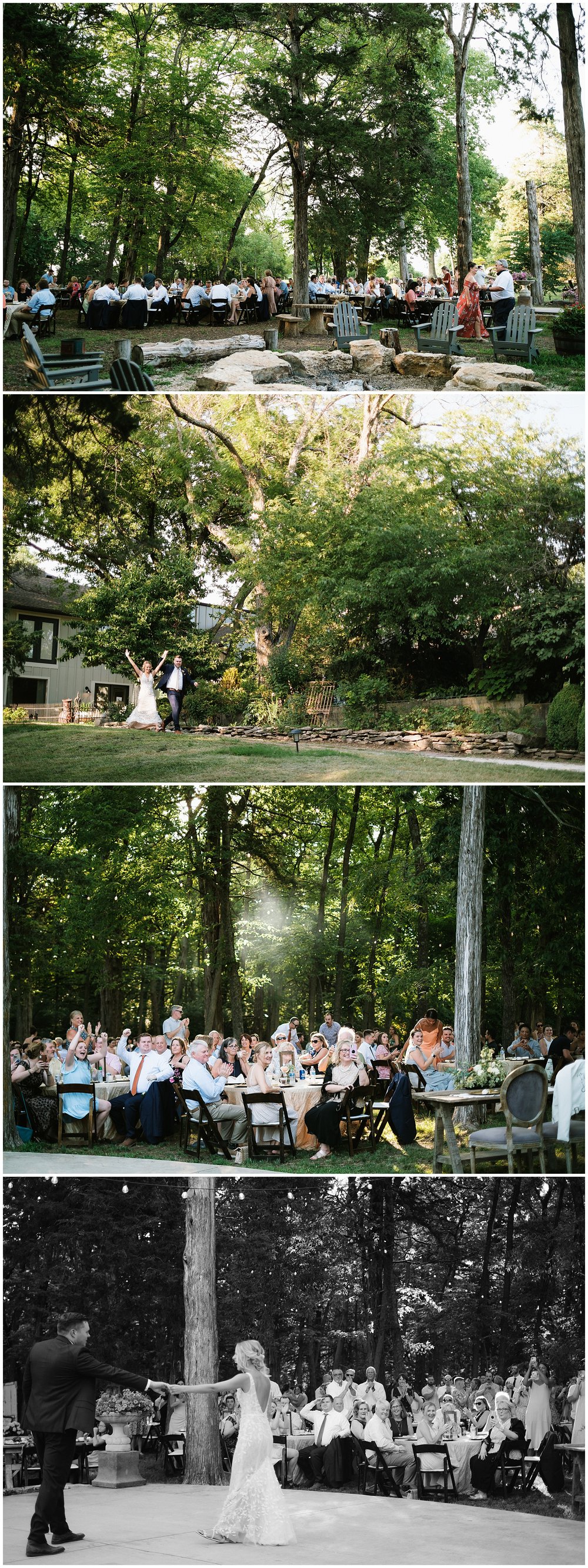 Outdoor Wedding Reception in Kansas City