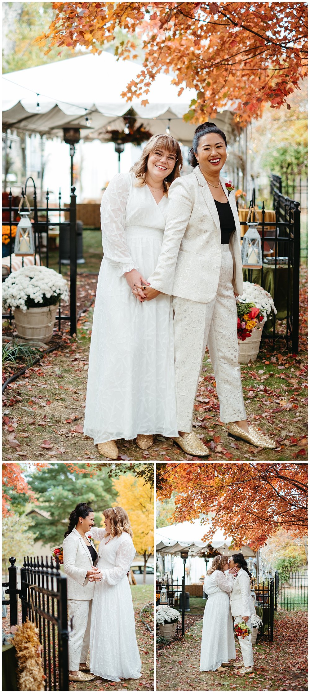 LGBTQ Fall Wedding Portraits