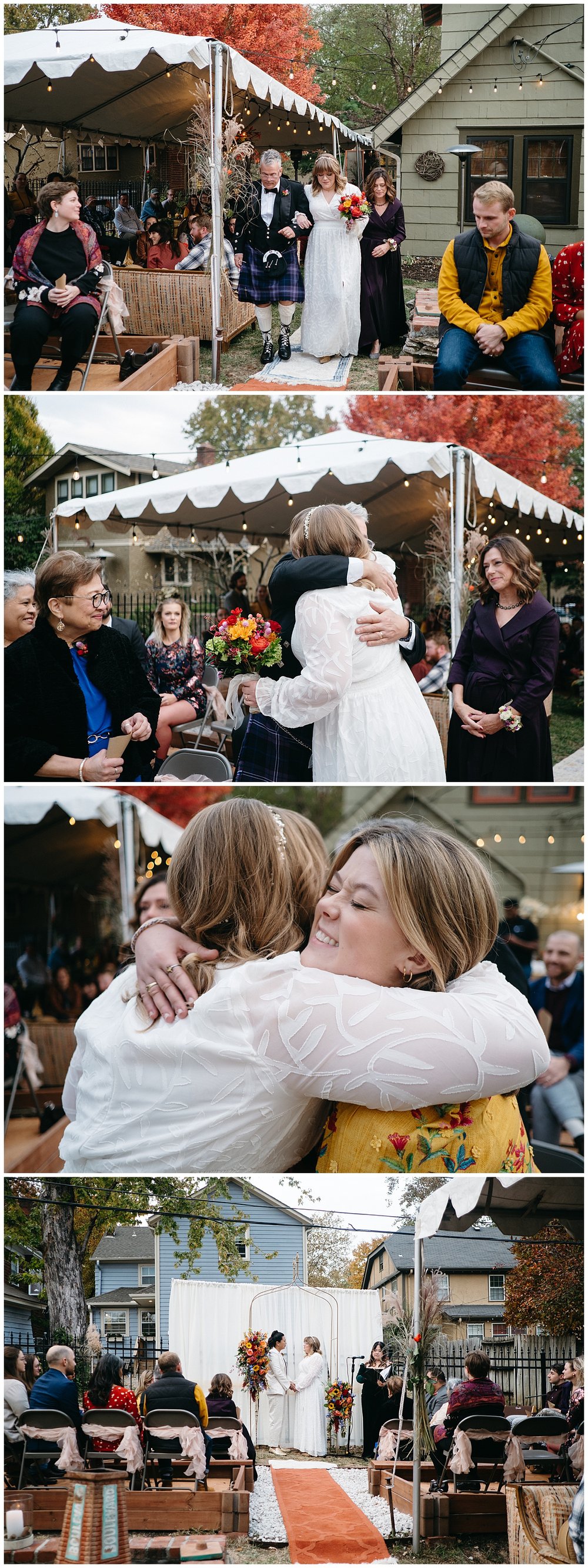 Backyard Wedding Processional