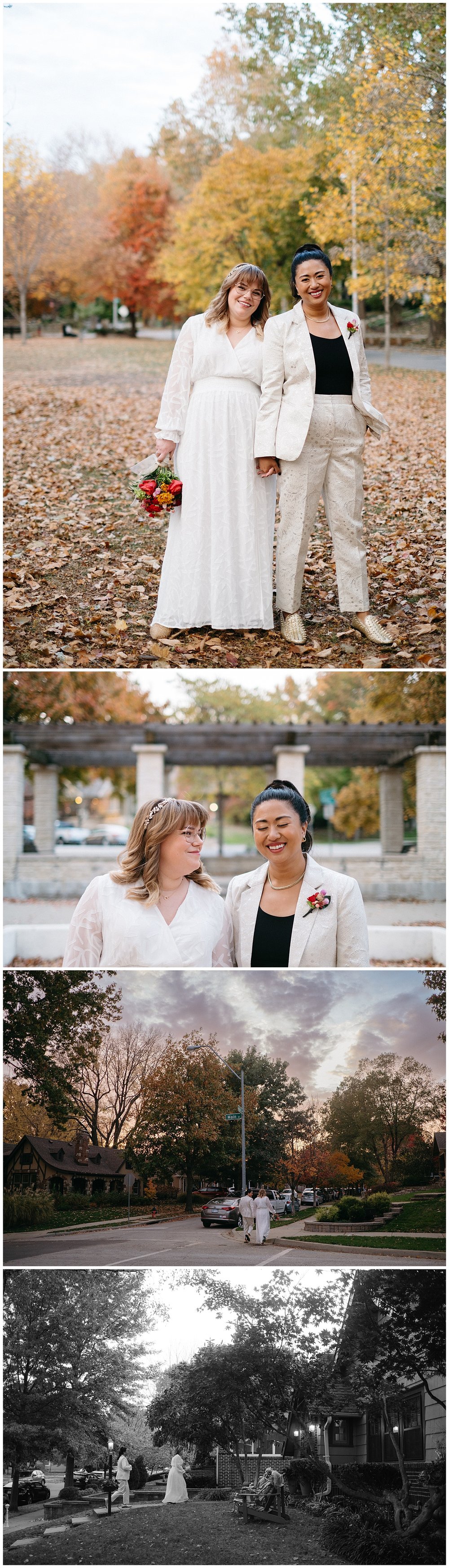 Kansas City Autumn Wedding Portraits