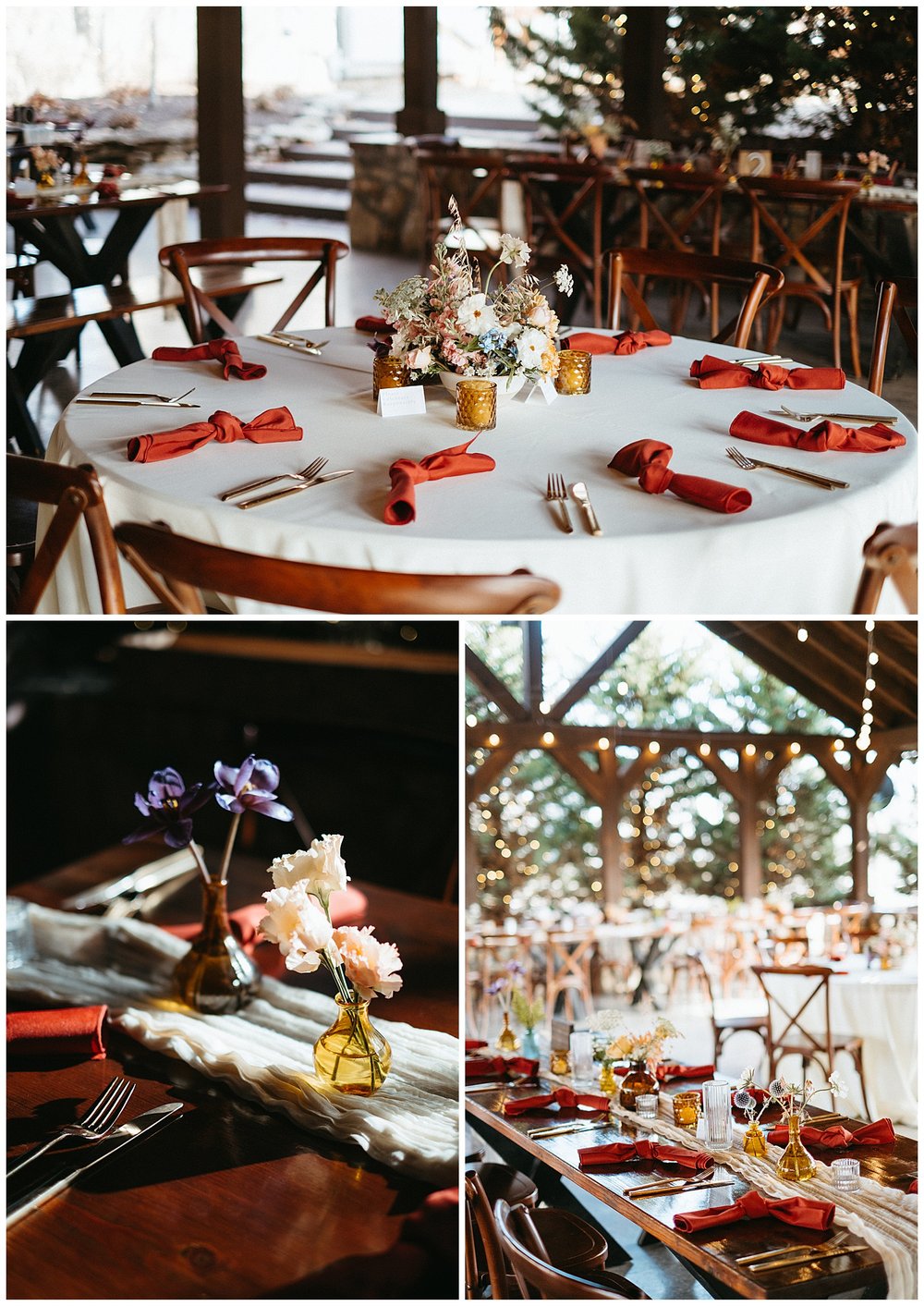 Red Wedding Table Decor