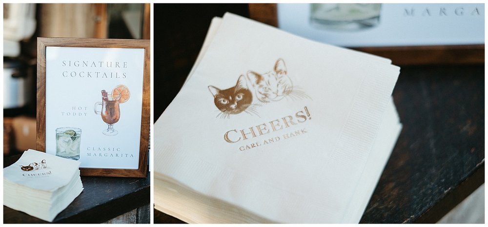 Custom Wedding Napkins