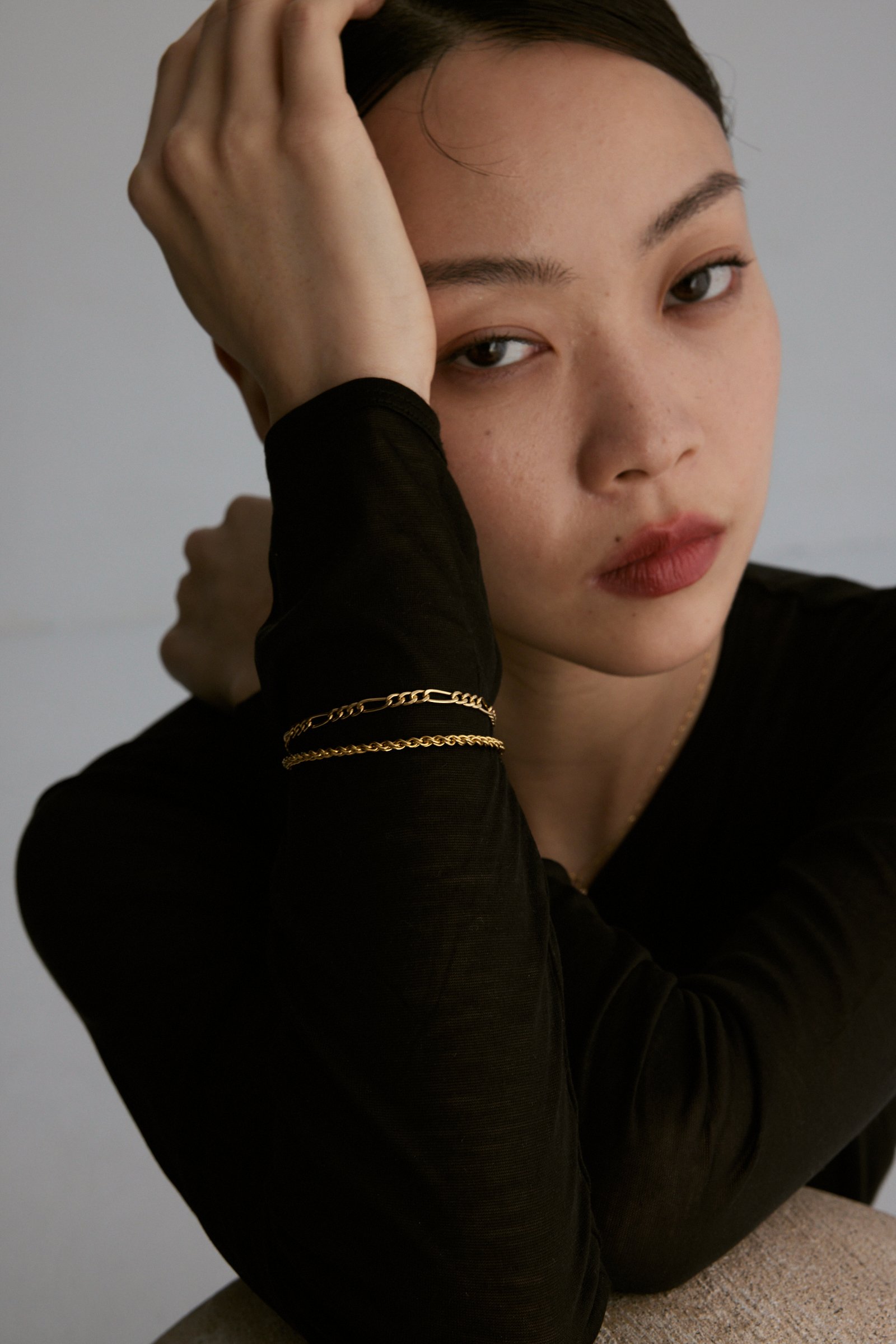Chunky Gabriël figaro bracelet. 14K Gold Filled jewelry.