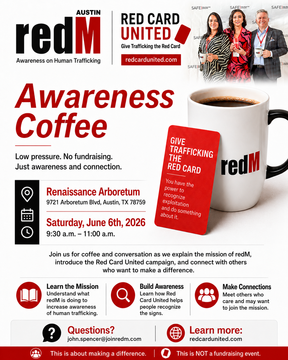 redM Austin Awareness Coffee