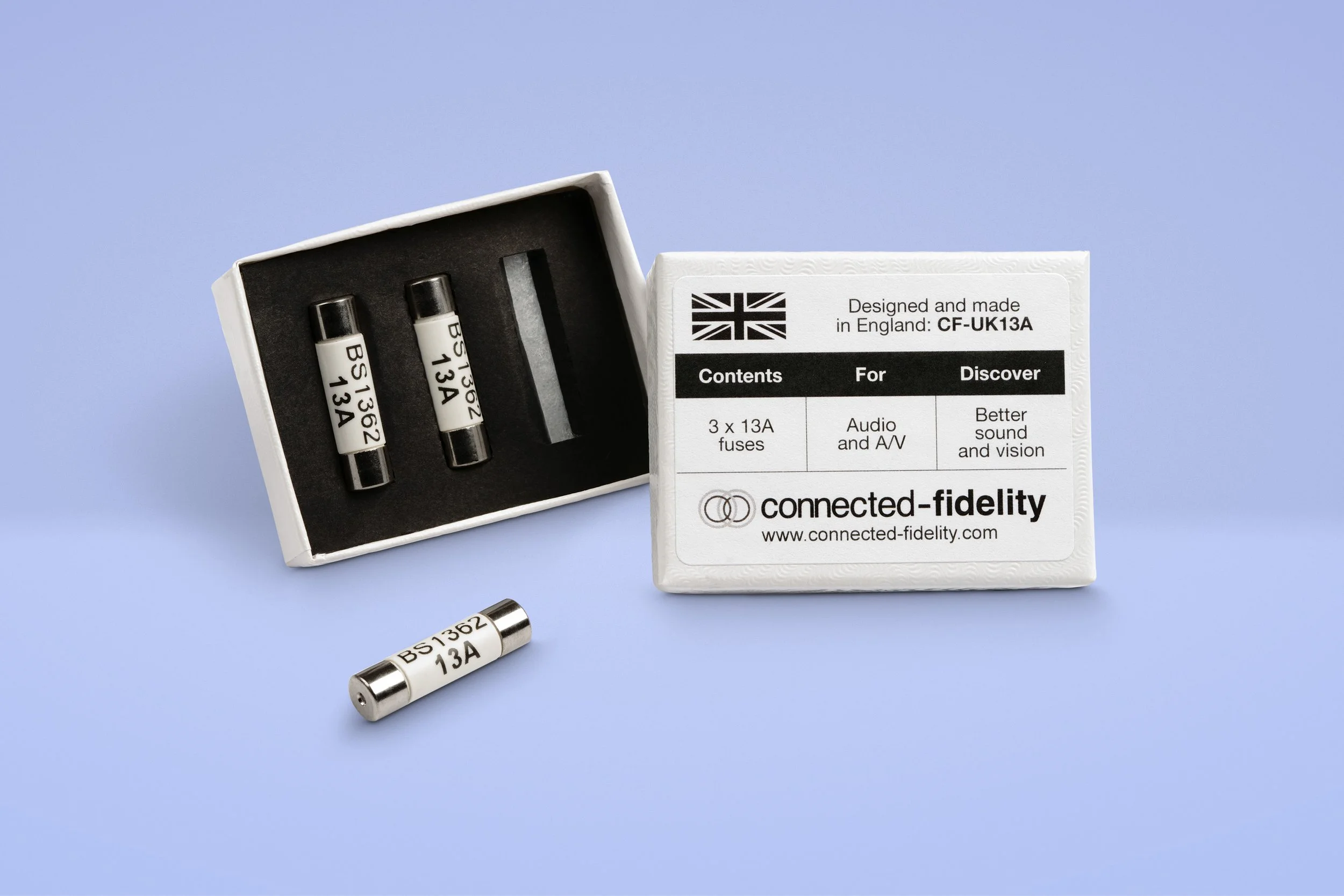 connected-fidelity 13 Amp 230VAC power fuse (set of 3) — VAL HiFi