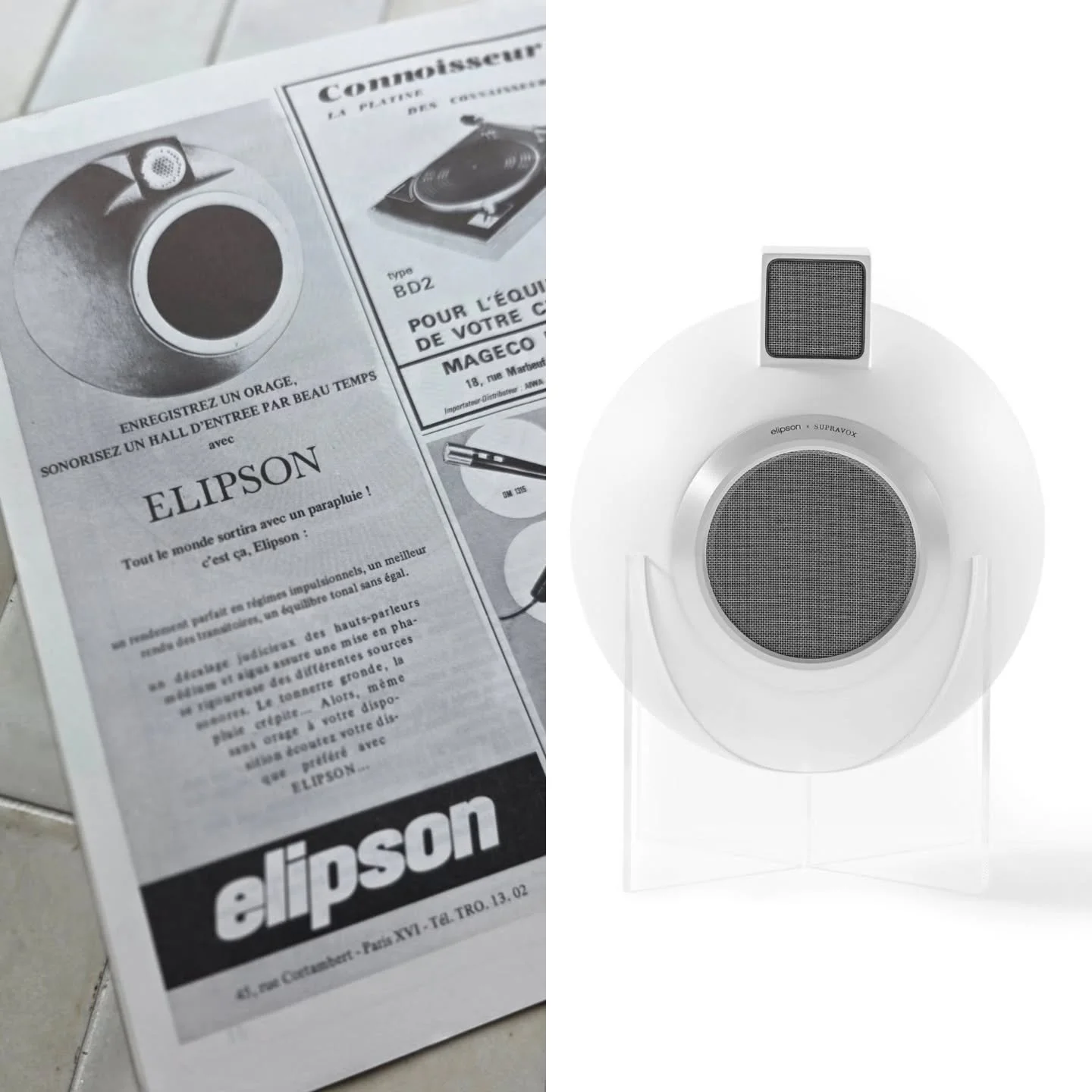 A modern reimagining of Elipson&rsquo;s iconic 402, a true legend in audio history. Originally designed in the 1960s under the visionary direction of Joseph L&eacute;on, this loudspeaker masterfully combines its emblematic spherical design with excep