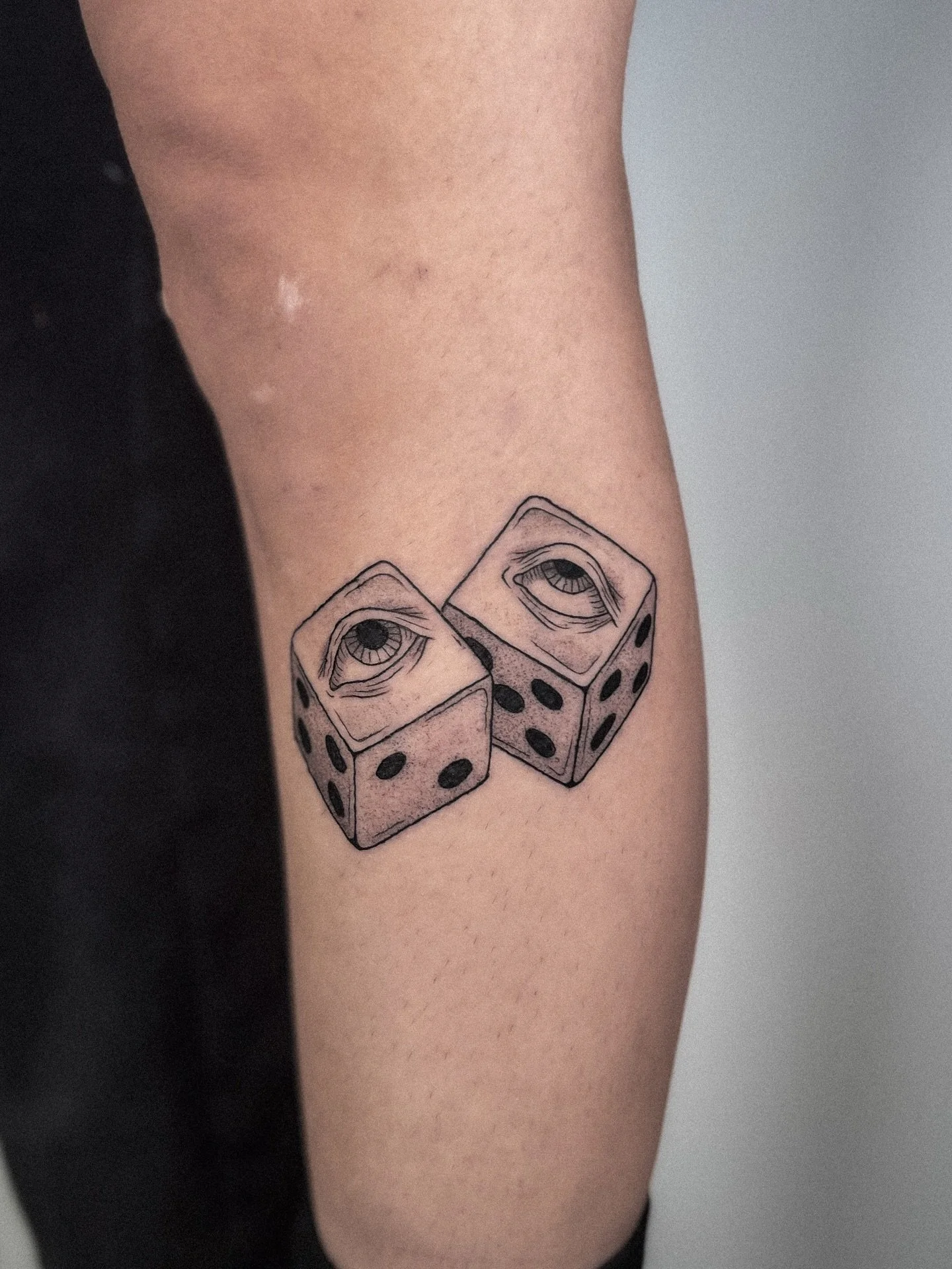 d-eye-s for amanda! these guys are a favorite from my flash. eye want to do more of these 👁️ 
.
.
#eyeballtattoo #seattletattoo #sandiegotattooartist #tacomatattoo #queertattooartist