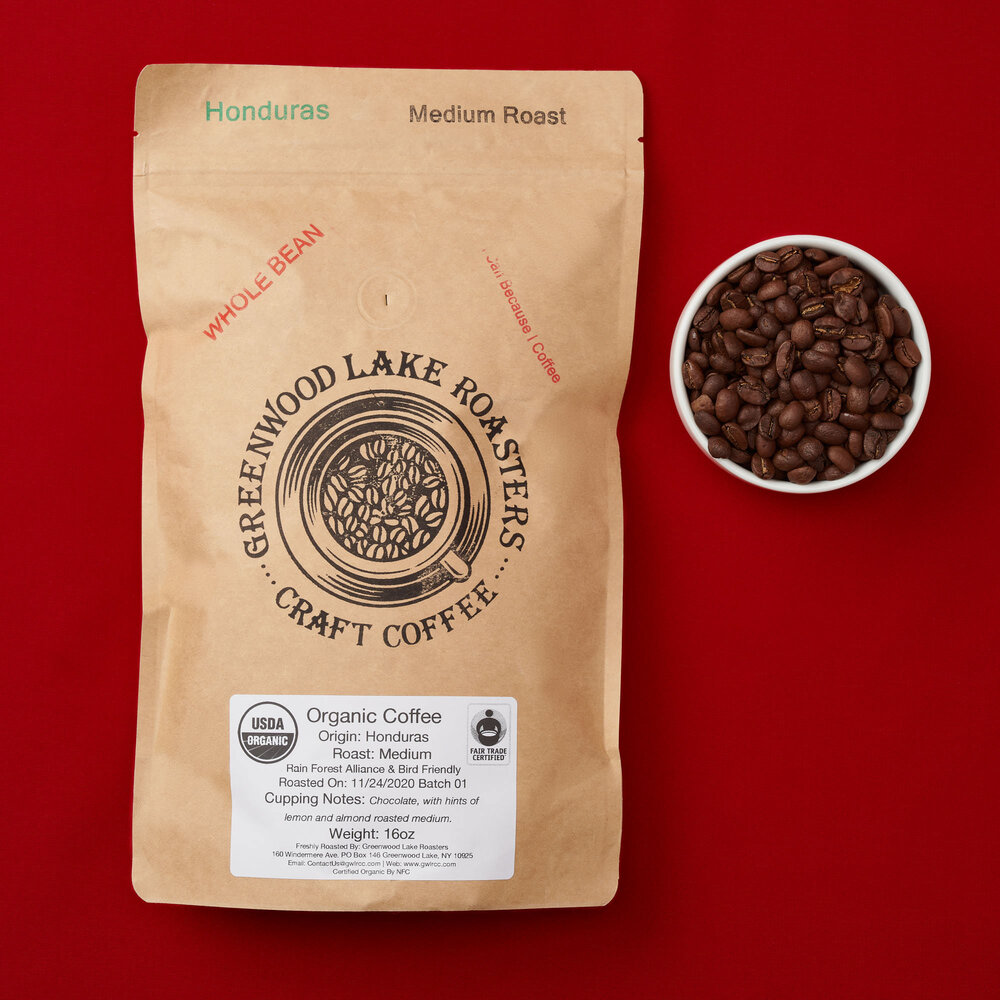 Organic FT Honduras Medium Roast — Greenwood Lake Roasters Craft Coffee