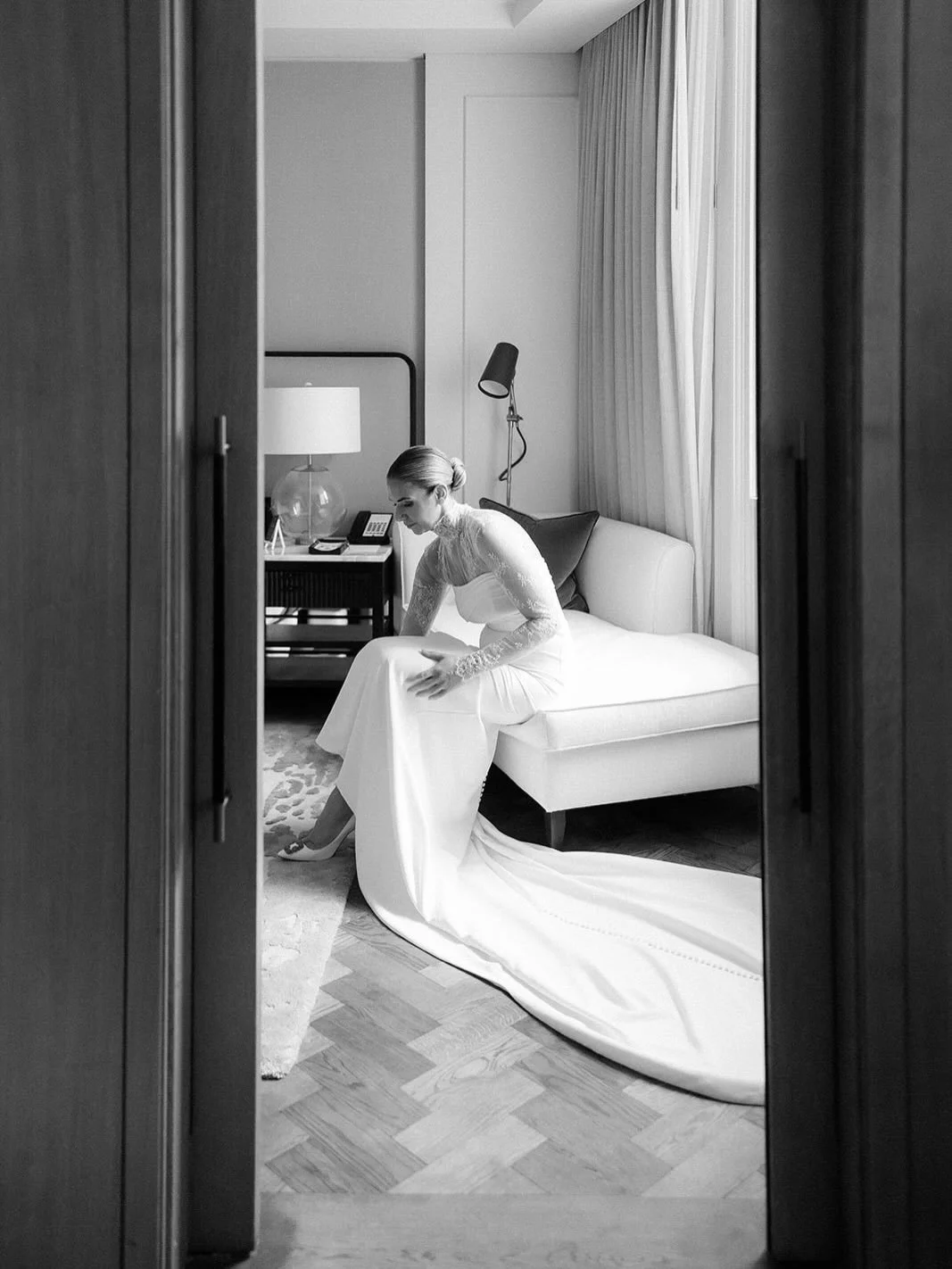 Getting ready with Holly &amp; Scott.
⠀⠀⠀⠀⠀⠀⠀⠀⠀
The couple chose The Corinthia Hotel as their getting-ready location. One of Central London&rsquo;s finest hotel&rsquo;s, the private suites provided the perfect, intimate backdrop to get ready with lov