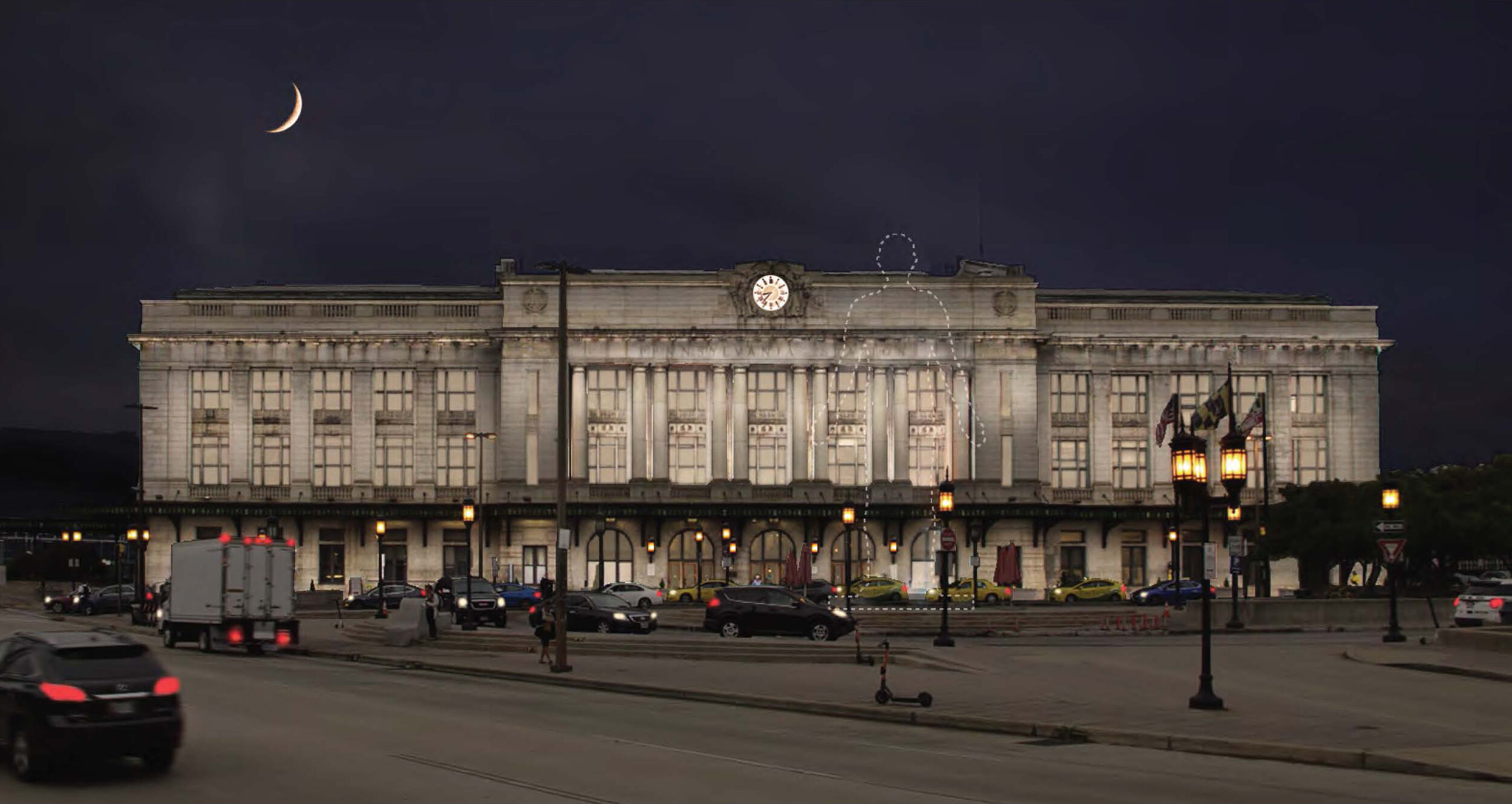 Baltimore Penn Station_SD Exterior Lighting rendering.jpg