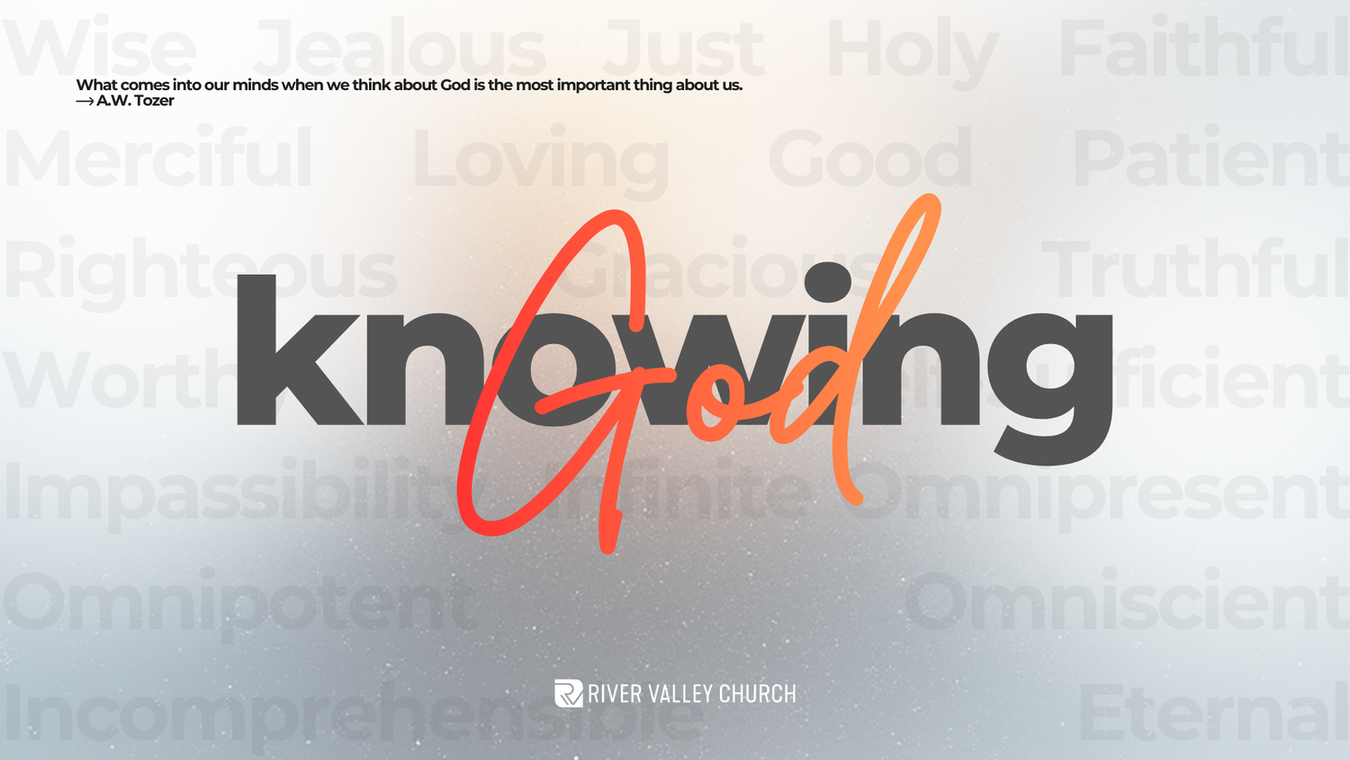 Knowing God- Righteous and Merciful - Zach Brogdon