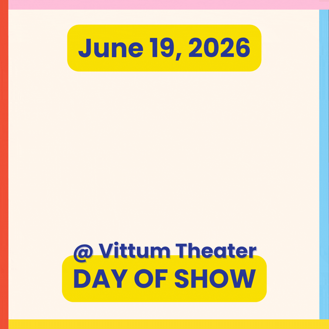 Day of Show: Oliver! Jr at Vittum Theater: Friday, June 19, 2026 at 7pm