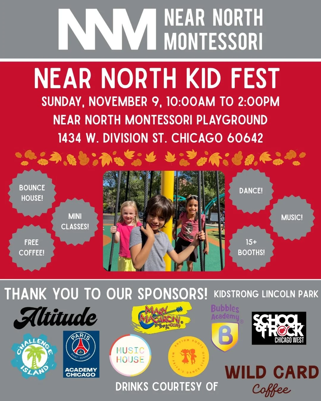Had fun at our Kids Fest this Summer? Celebrate the changing seasons with another Kid Fest at Near North! Come out on November 9 from 10am-2pm to say &ldquo;hello!&rdquo; and find your family&rsquo;s winter activities! 

#MusicHouseChicago #chicago #