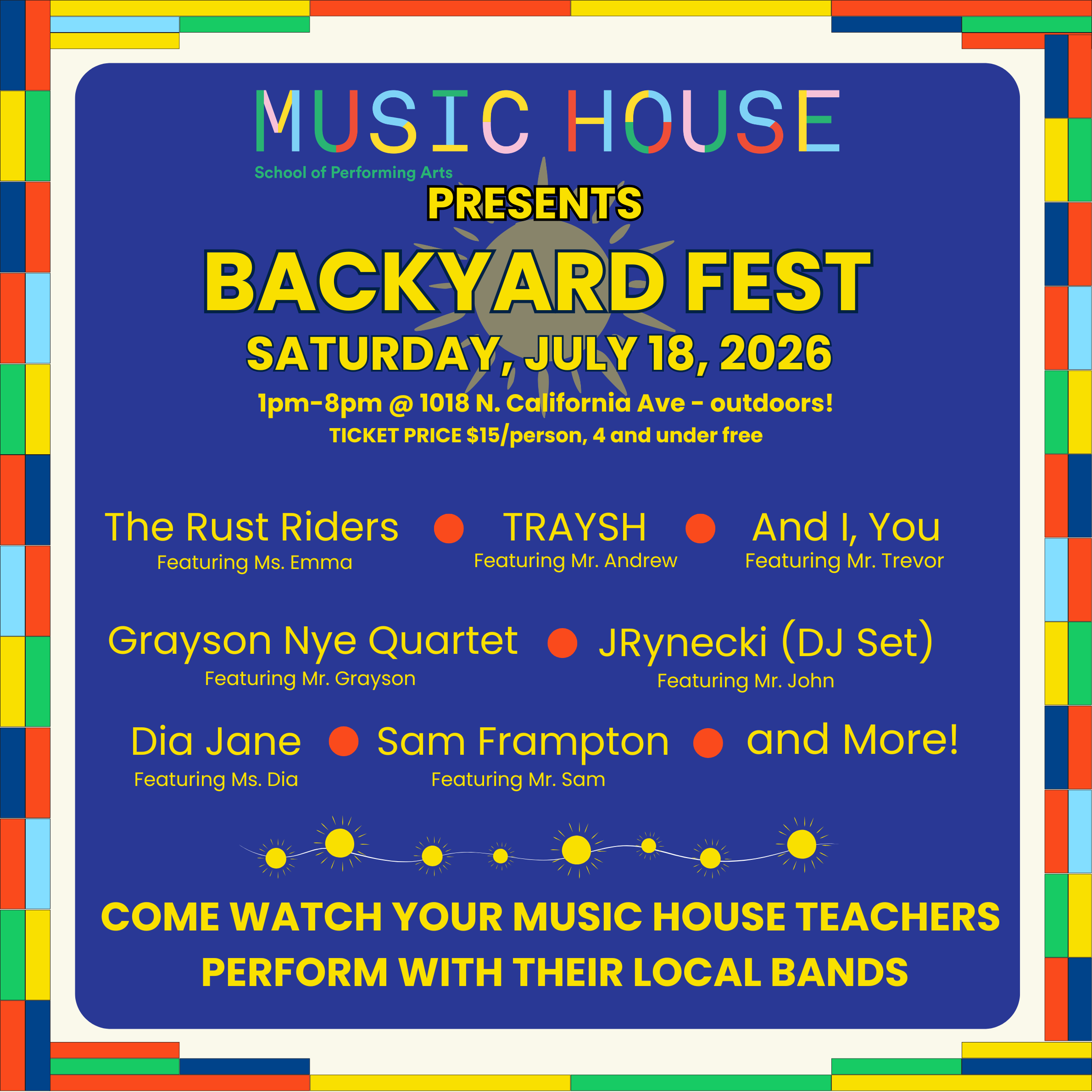 Backyard Fest @ Humboldt Park Studio 
