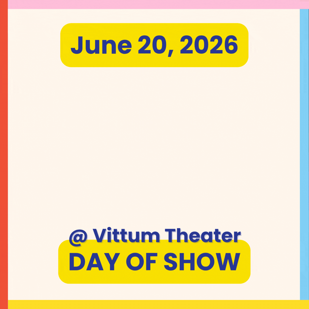 Day of Show: Oliver! Jr at Vittum Theater: Saturday, June 20, 2026 at 7pm